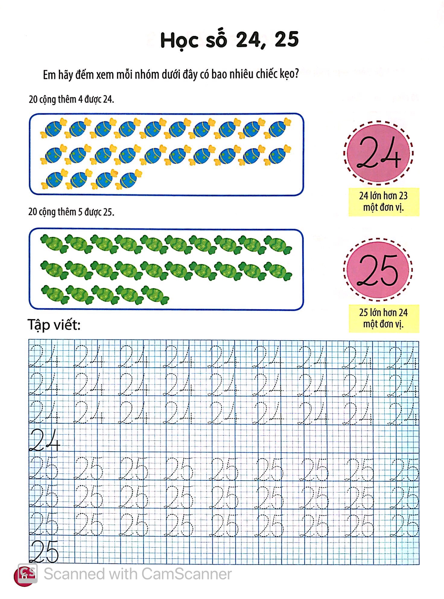 vui học toán - làm quen với các con số từ 1 đến 50 - Ảnh 8