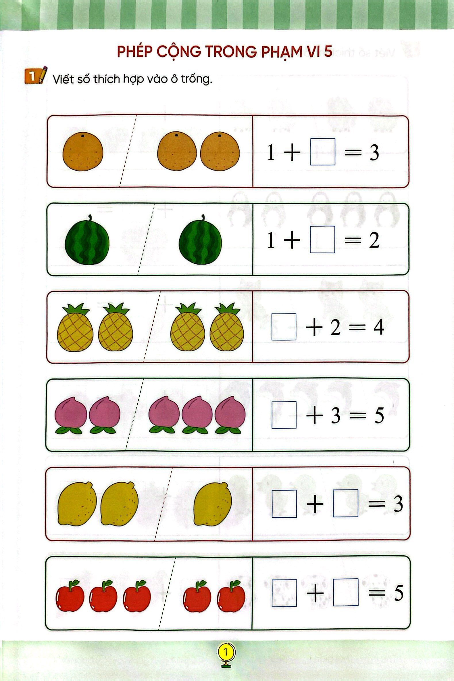 vui học toán - nhìn tranh hoàn thành phép tính - Ảnh 6