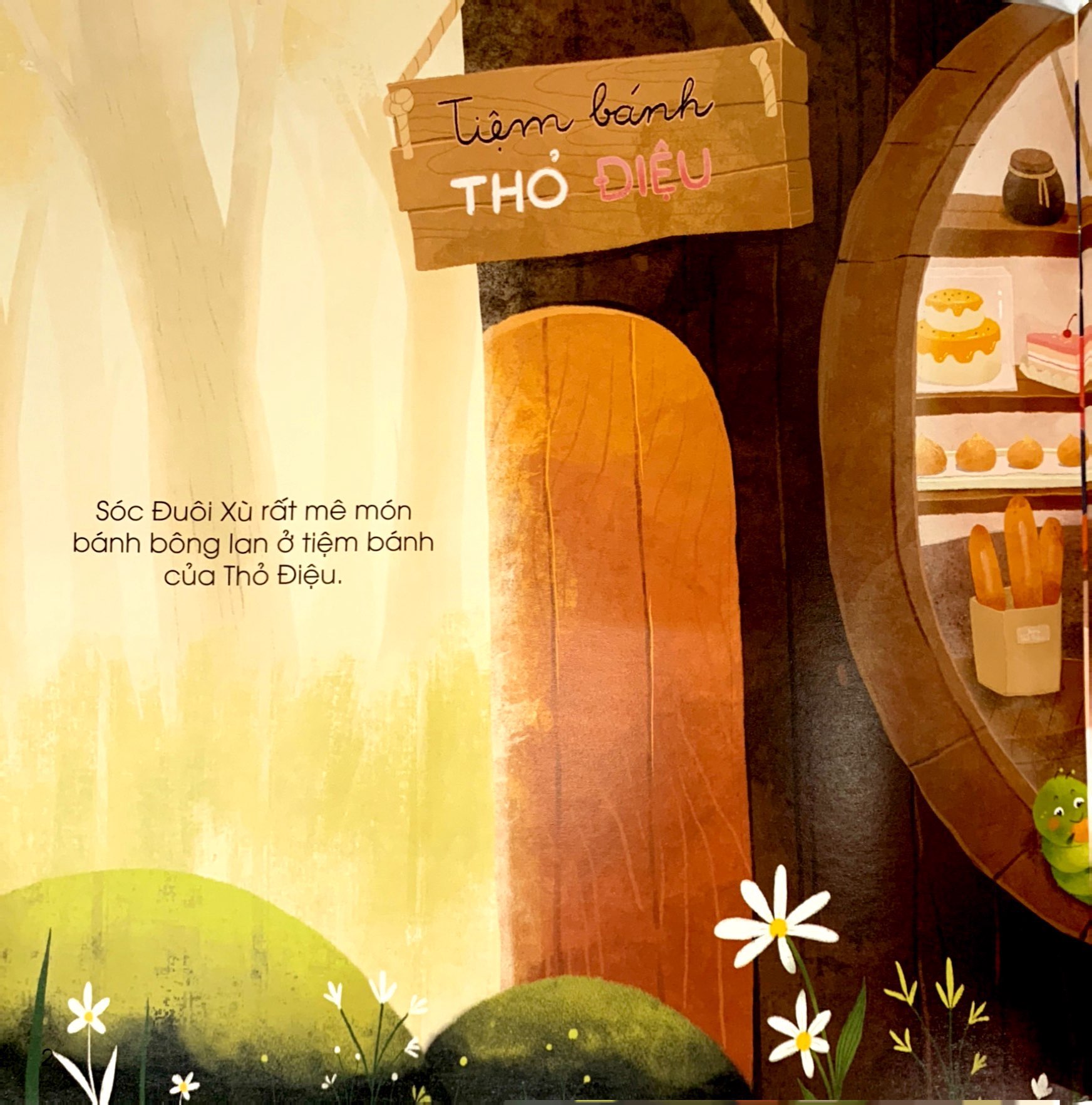 vun đắp tâm hồn - chuyện ở rừng vi vu - sóc đuôi xù làm bánh - Ảnh 3