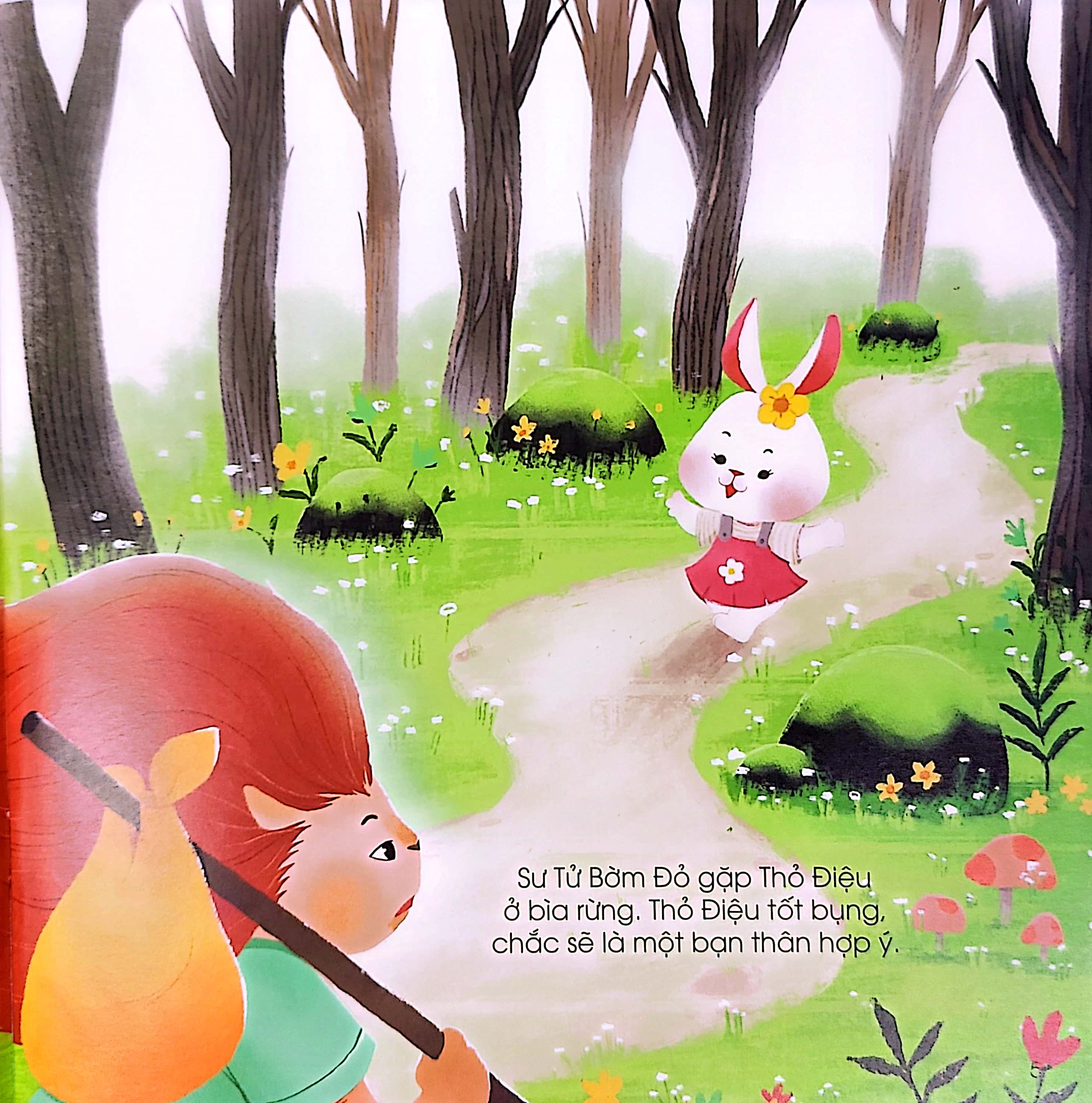 vun đắp tâm hồn - chuyện ở rừng vi vu - sư tử bờm đỏ tìm bạn thân - Ảnh 5