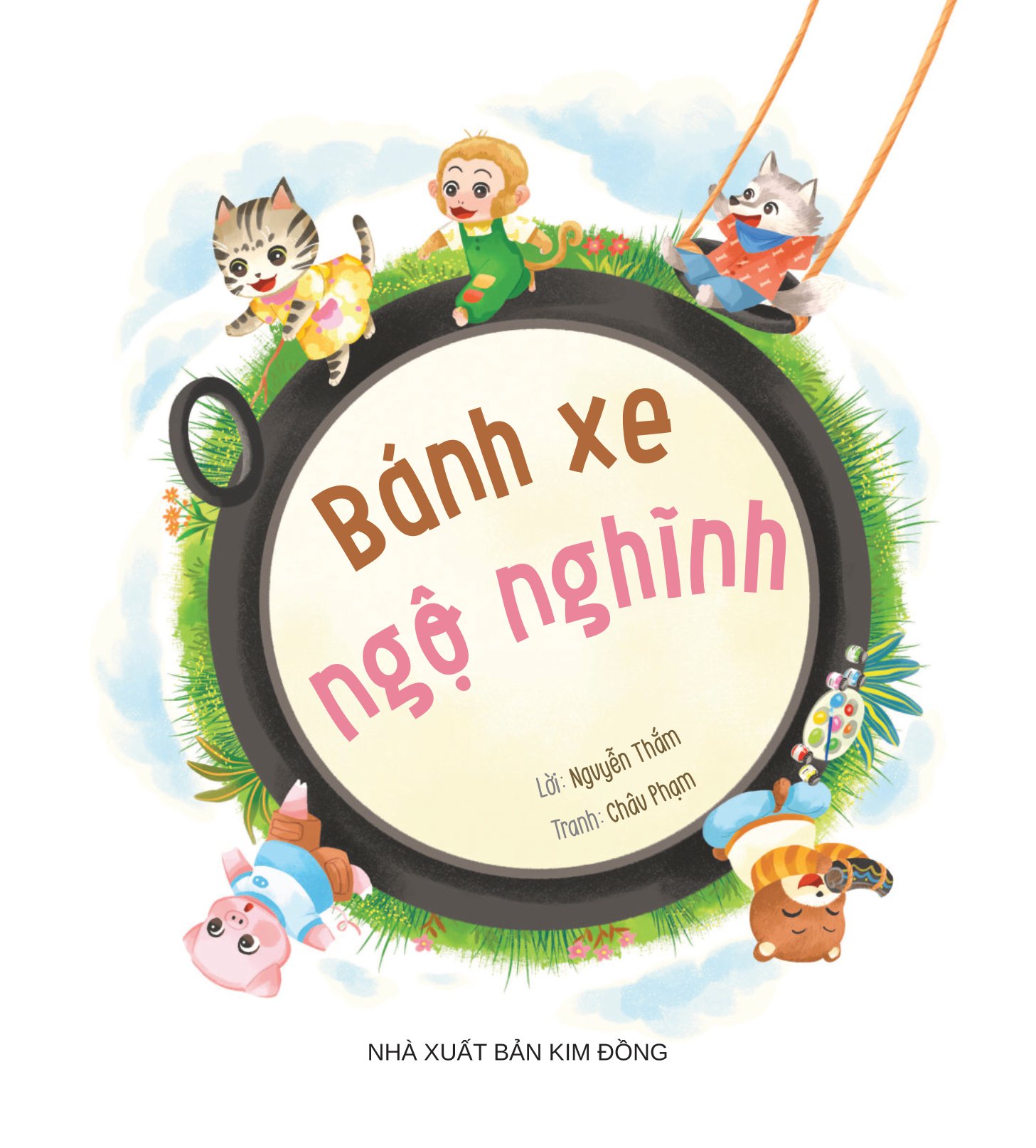 vun đắp tâm hồn - khỉ con và các bạn vui nhộn - bánh xe ngộ nghĩnh - Ảnh 3