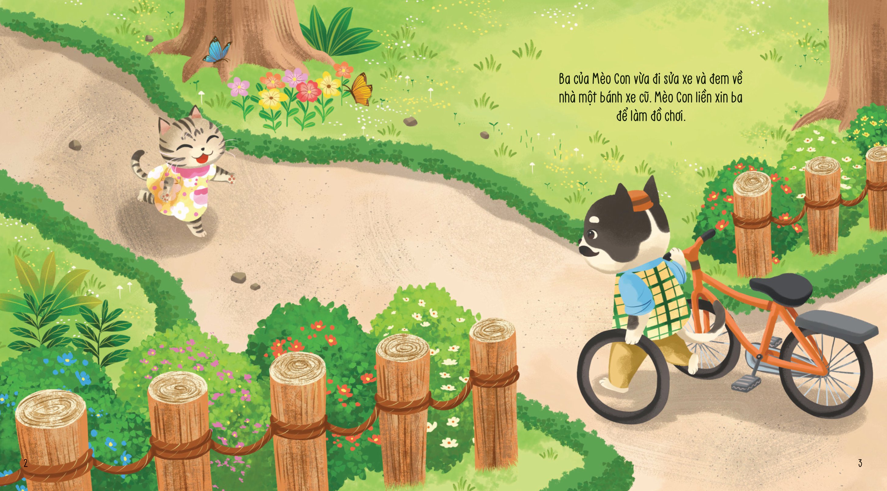 vun đắp tâm hồn - khỉ con và các bạn vui nhộn - bánh xe ngộ nghĩnh - Ảnh 4