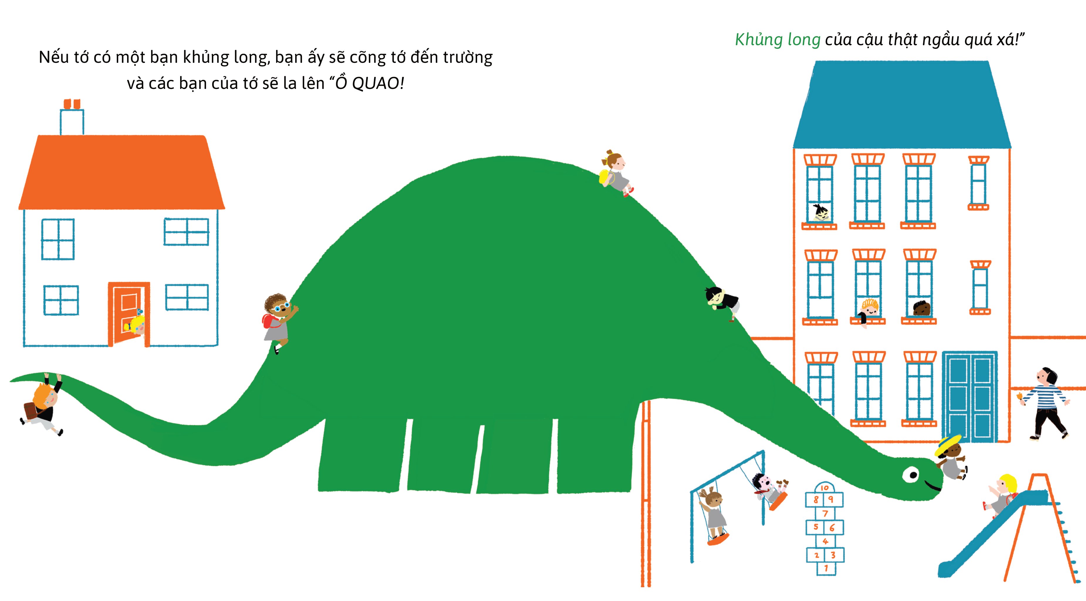 vun đắp tâm hồn - nếu tớ có một bạn khủng long - Ảnh 5