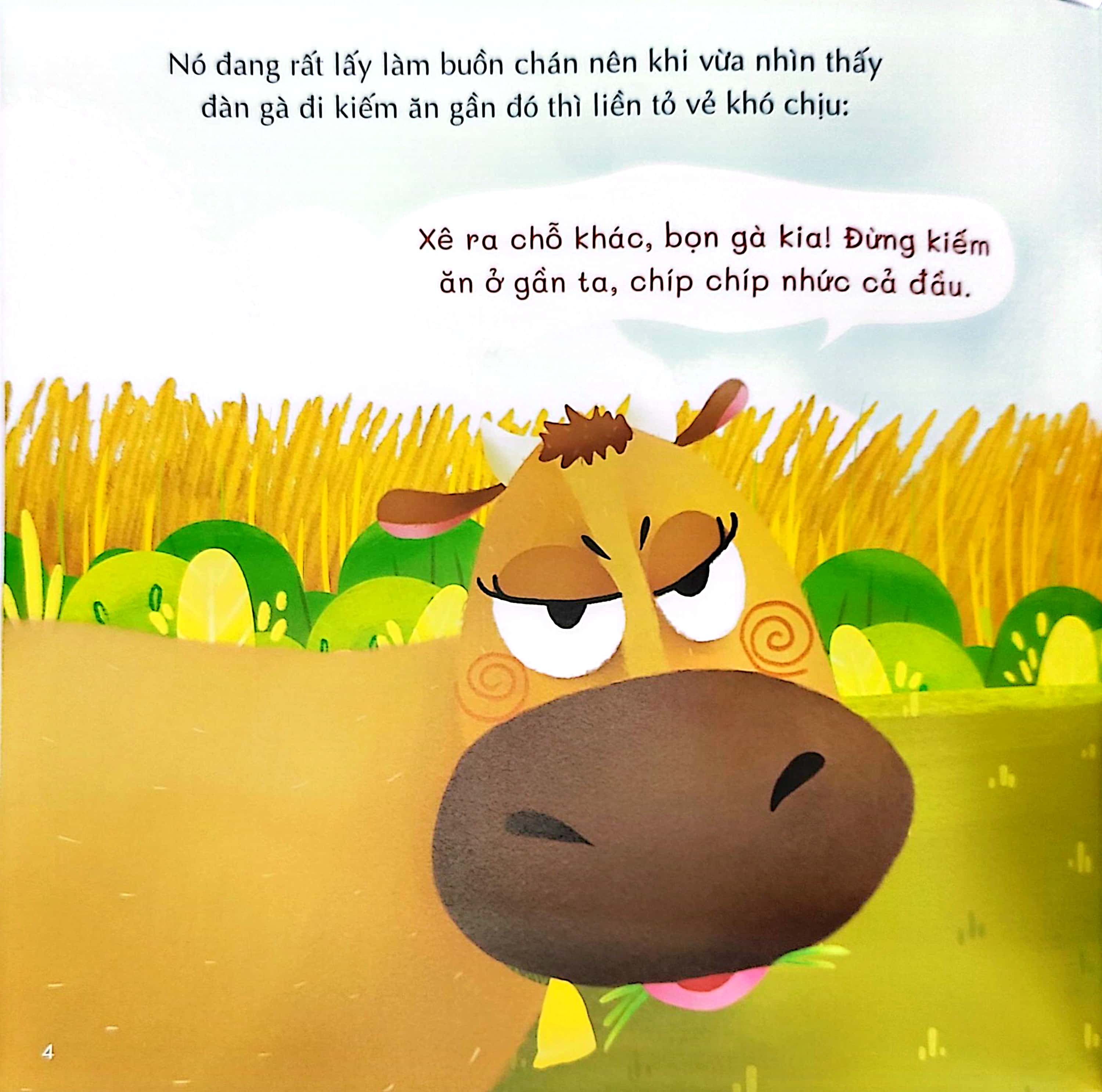 vun đắp tâm hồn - những kẻ khó ưa - truyện kể trước giờ đi ngủ - bò so đo cứ cau có - Ảnh 5