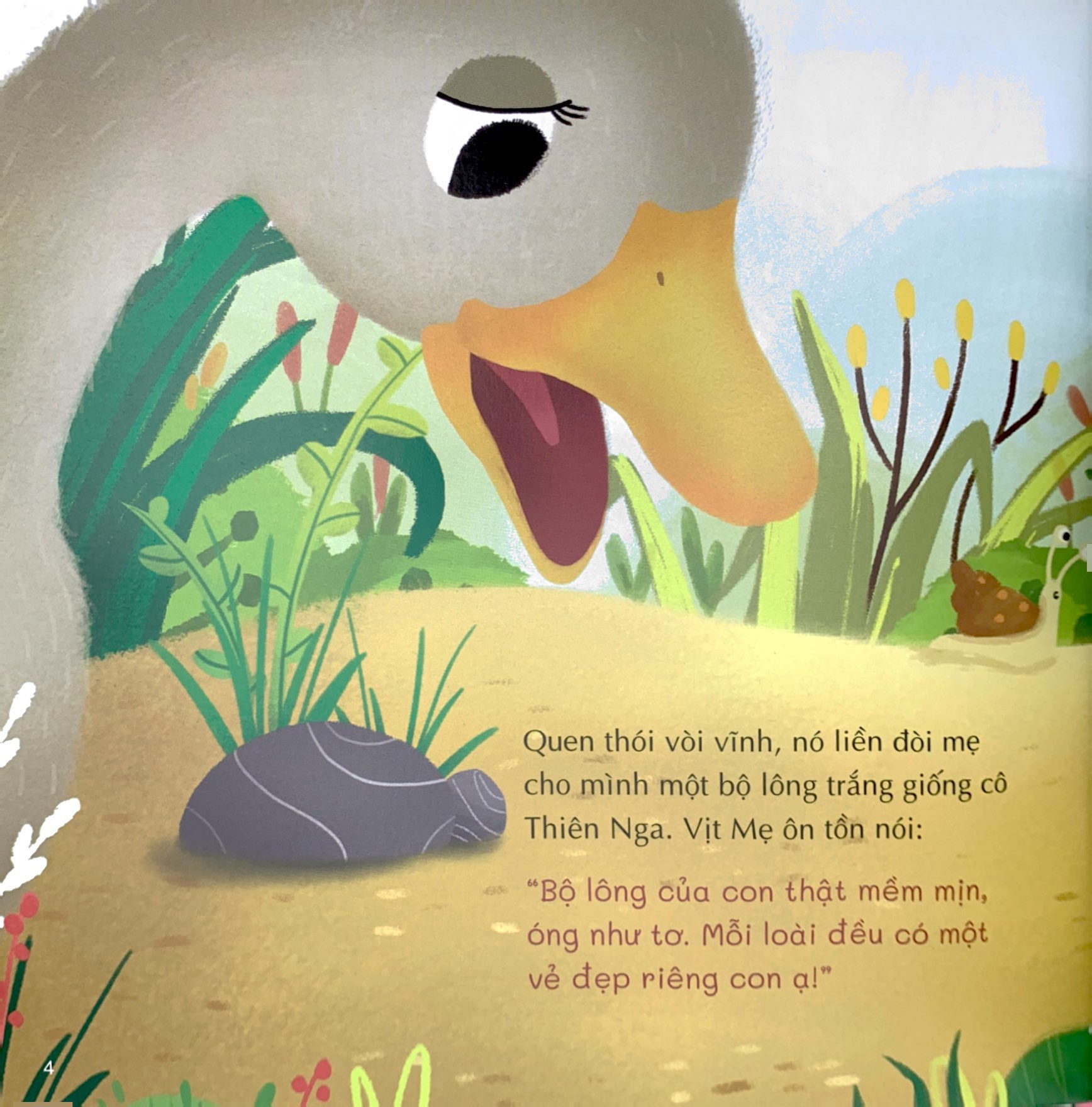 vun đắp tâm hồn - những kẻ khó ưa - truyện kể trước giờ đi ngủ - vịt mộng mơ hay vòi vĩnh - Ảnh 5