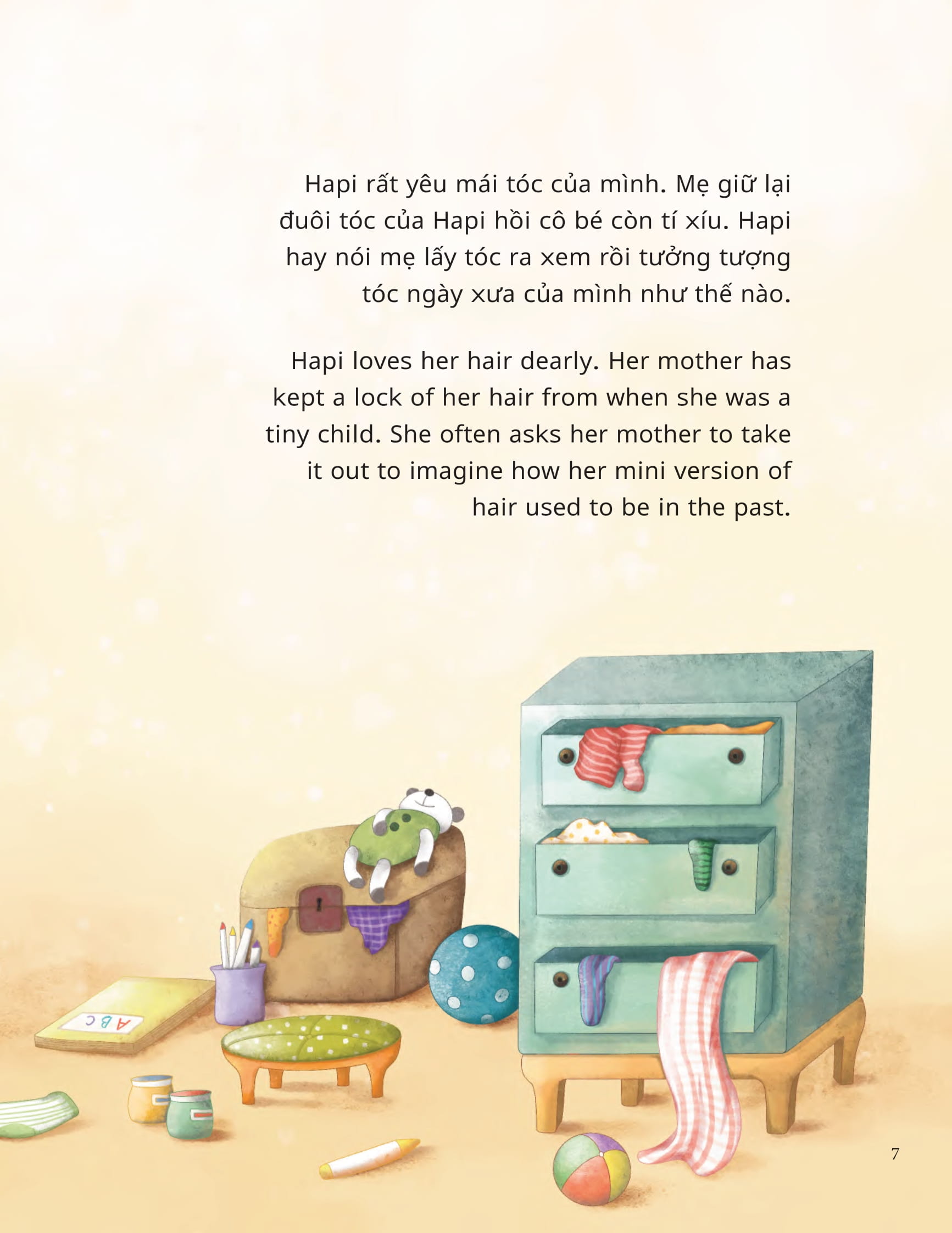 vun đắp tâm hồn - những sợi tóc thần kì - mái tóc của hapi - the magic hairs - hapi's hair - Ảnh 5