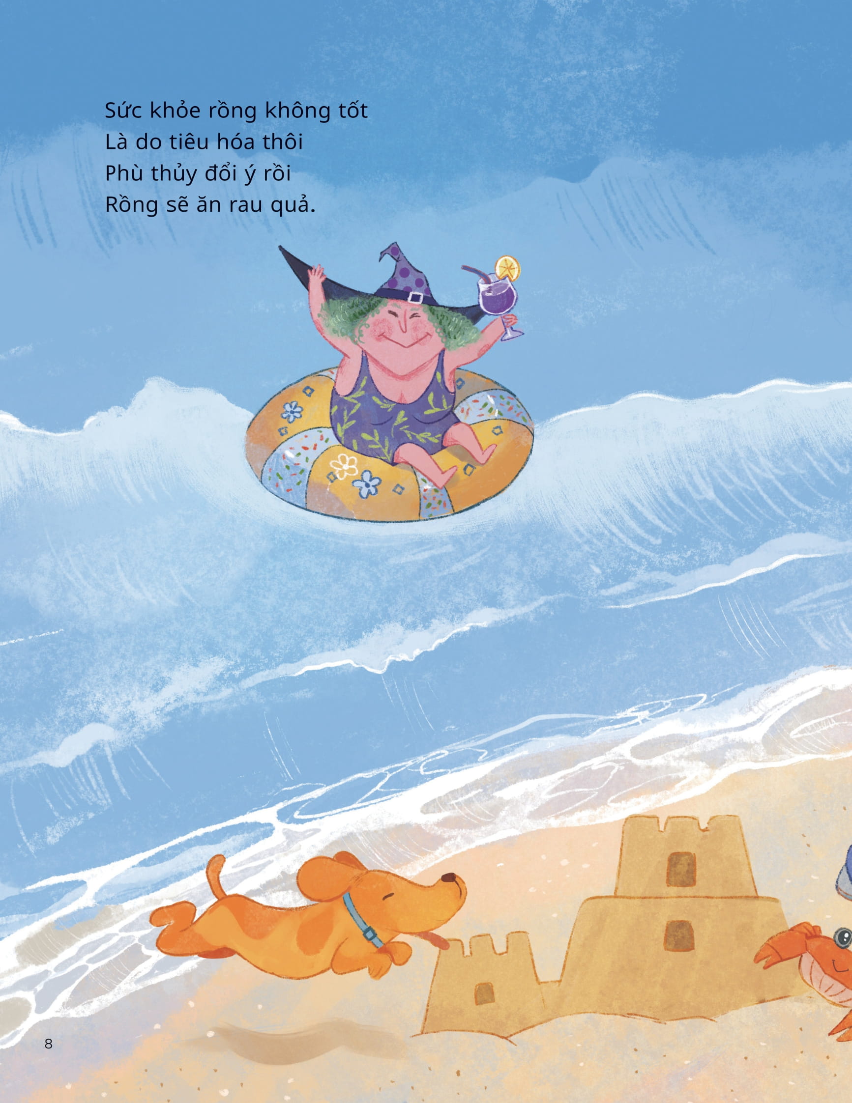 vun đắp tâm hồn - rồng nhỏ và phù thủy - little dragon and the witch - bé rồng muốn thành lực sĩ - how to become a muscle dragon - Ảnh 7