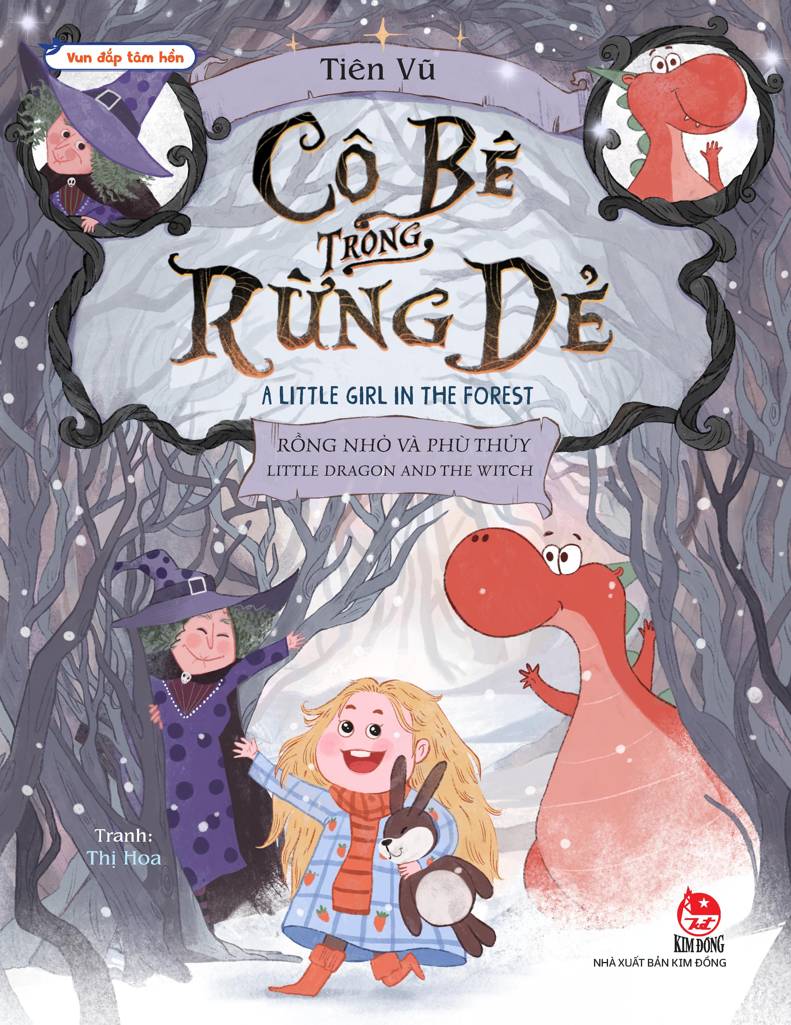 vun đắp tâm hồn - rồng nhỏ và phù thủy - little dragon and the witch - cô bé trong rừng dẻ - a little girl in the forest - Ảnh 2