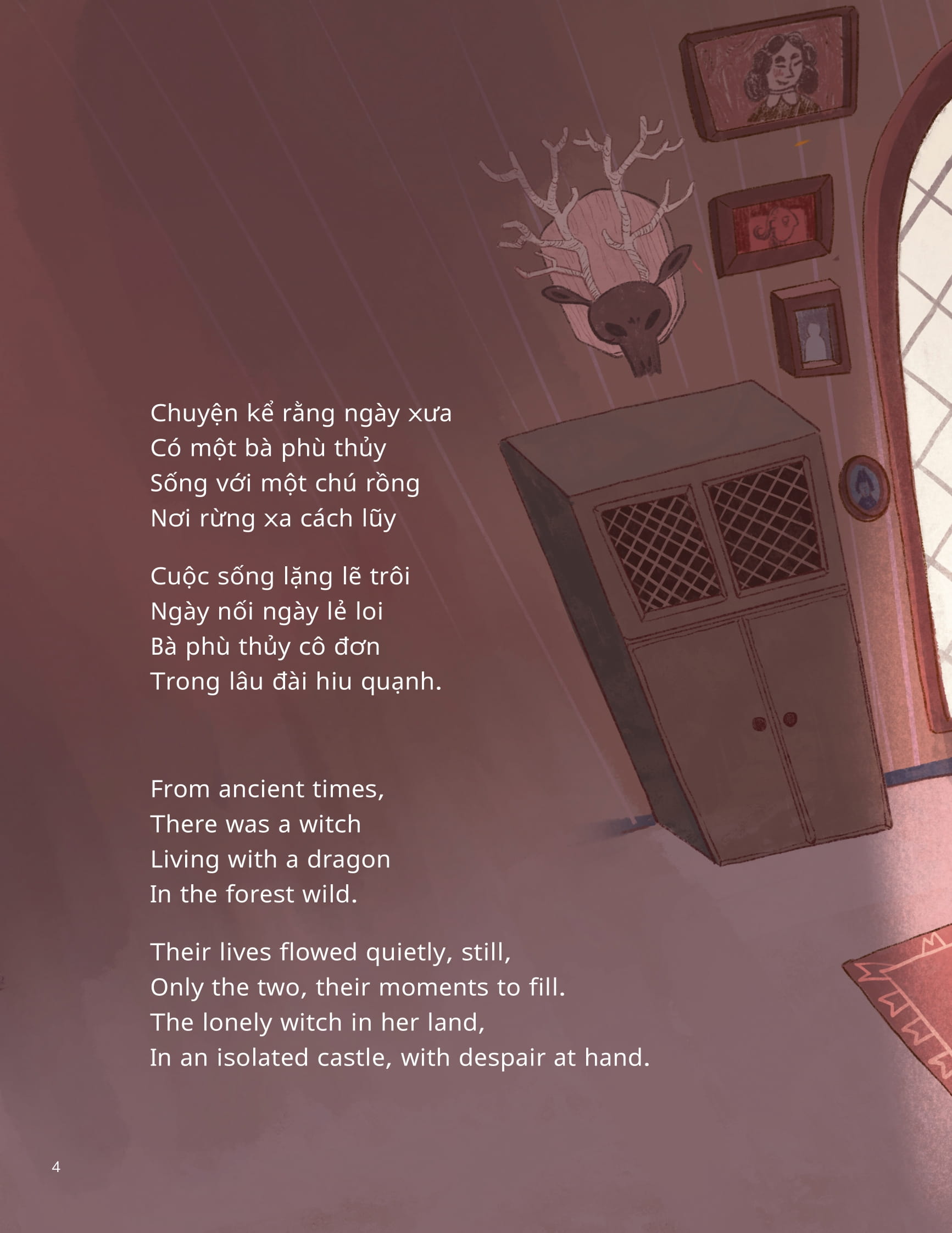 vun đắp tâm hồn - rồng nhỏ và phù thủy - little dragon and the witch - cô bé trong rừng dẻ - a little girl in the forest - Ảnh 3