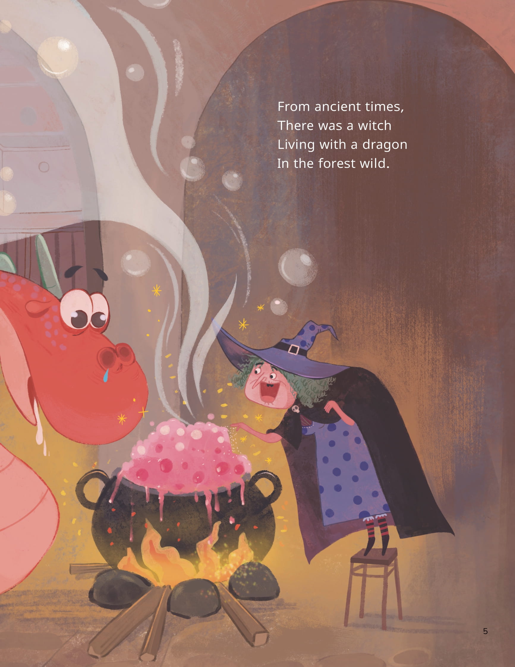 vun đắp tâm hồn - rồng nhỏ và phù thủy - little dragon and the witch - lâu đài trong khói lửa - the castle under fire - Ảnh 4