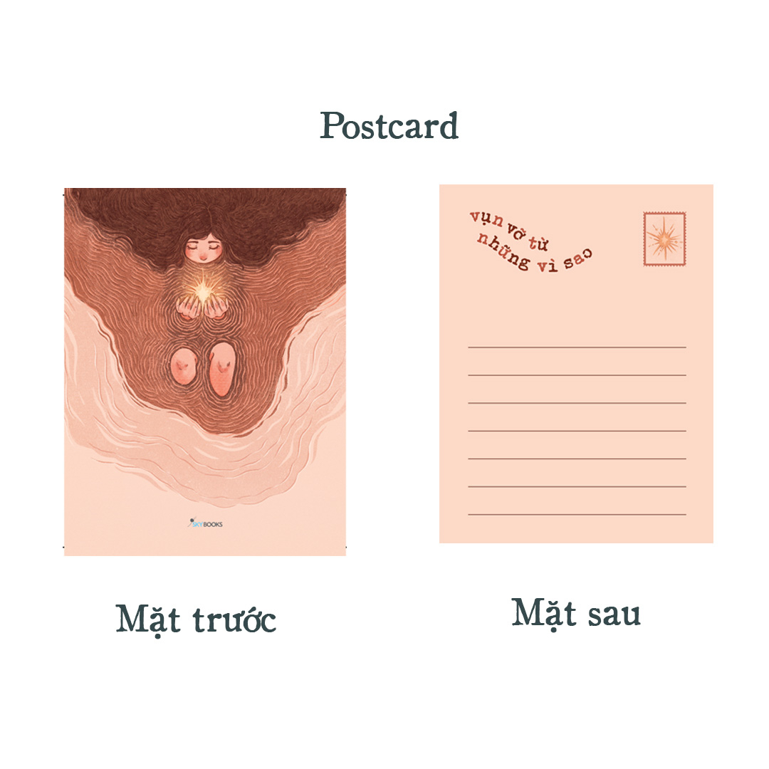 vụn vỡ từ những vì sao - bản đặc biệt - tặng kèm bookmark + postcard - Ảnh 4