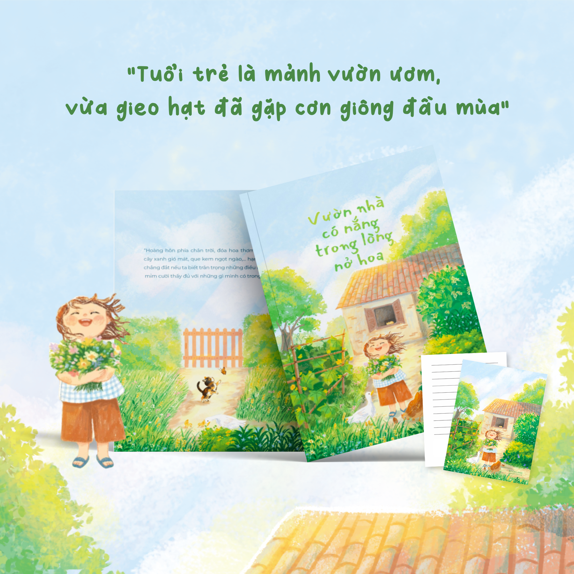 Vườn Nhà Có Nắng Trong Lòng Nở Hoa - Tặng Kèm Postcard - Ảnh 2