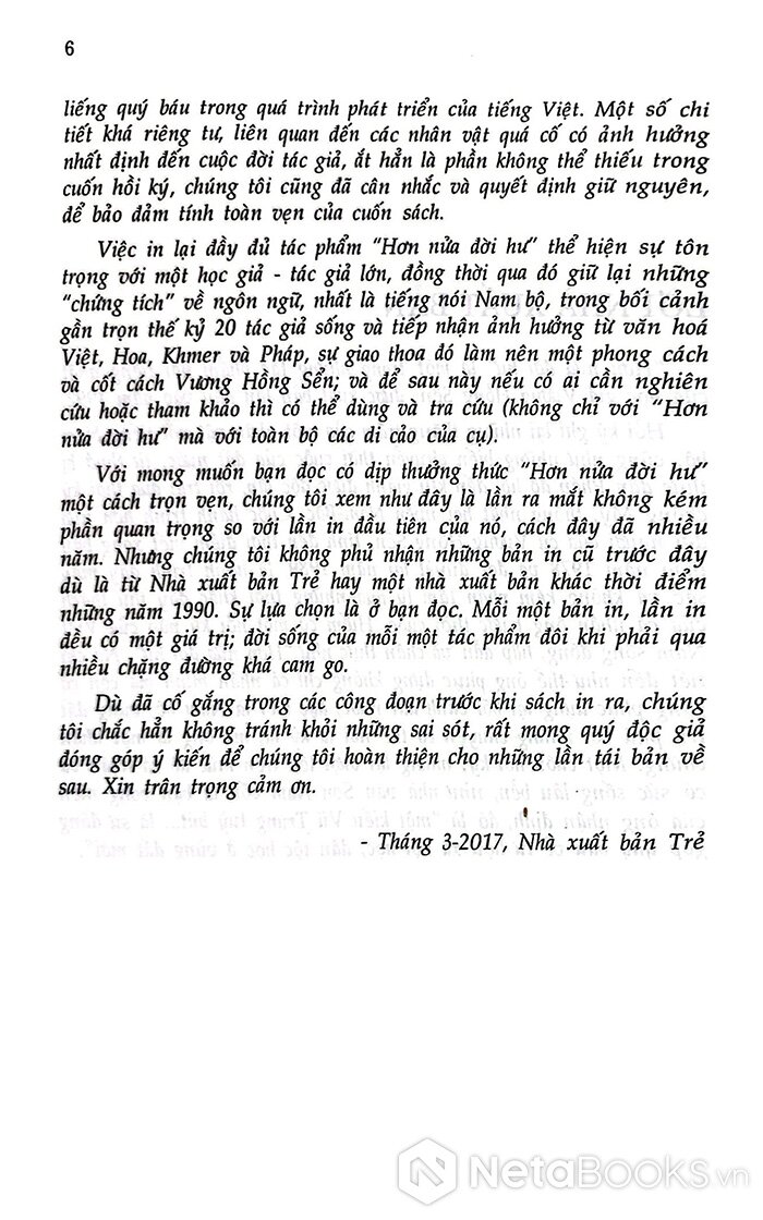 vương hồng sển - hơn nửa đời hư - bìa cứng - Ảnh 7