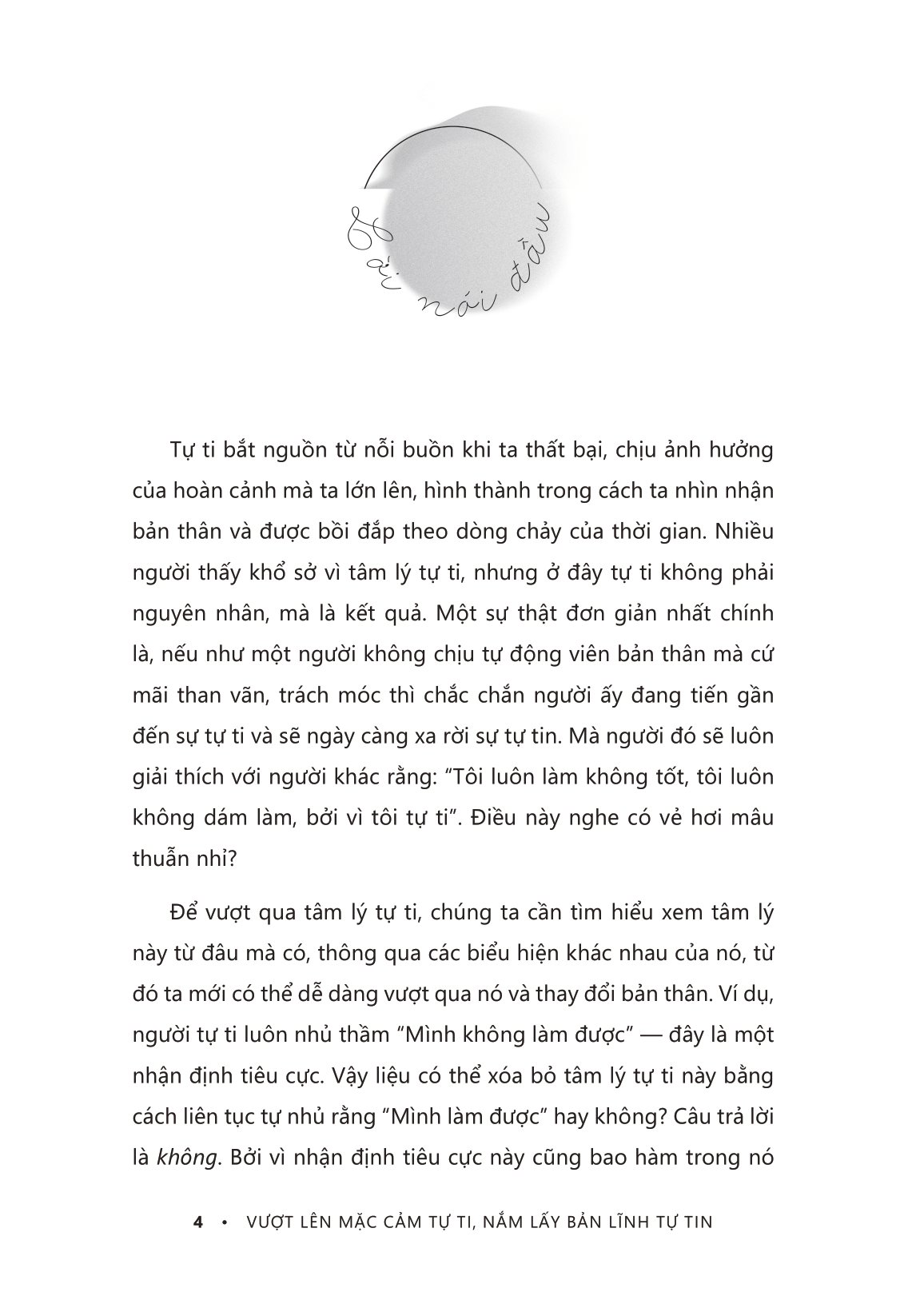 vượt lên mặc cảm tự ti - nắm lấy bản lĩnh tự tin - Ảnh 9