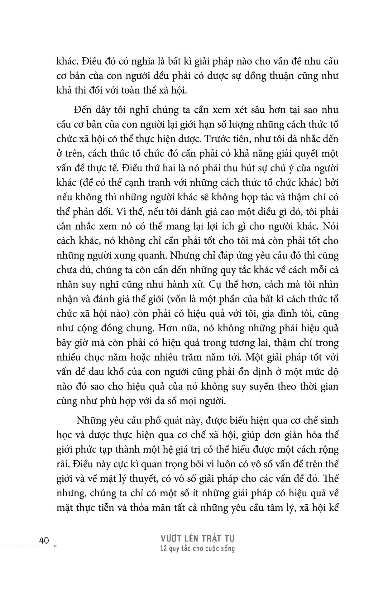 Vượt Lên Trật Tự - 12 Quy Tắc Cho Cuộc Sống - Beyond Order - Ảnh 14