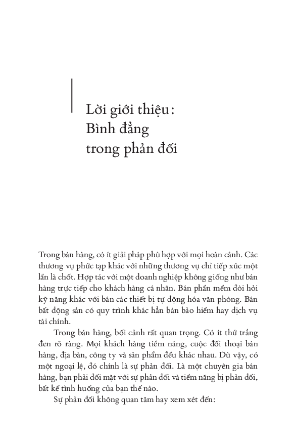 vượt qua phản đối: nghệ thuật và khoa học thương thảo trong bán hàng - Ảnh 7