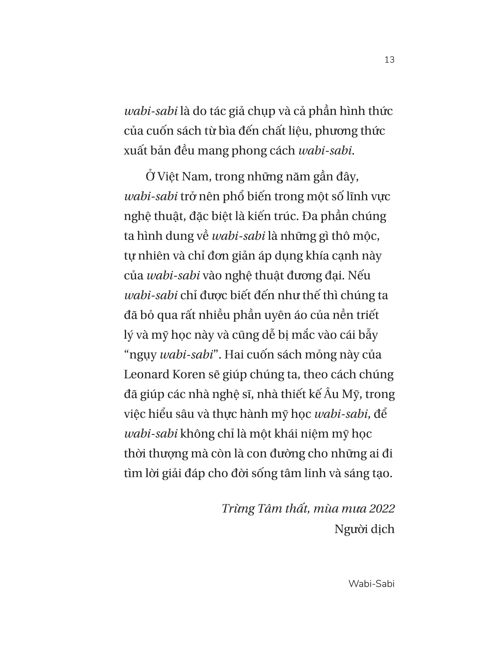 wabi-sabi - tập 1 - cho nghệ sĩ, nhà thiết kế, nhà thơ và triết gia - Ảnh 12