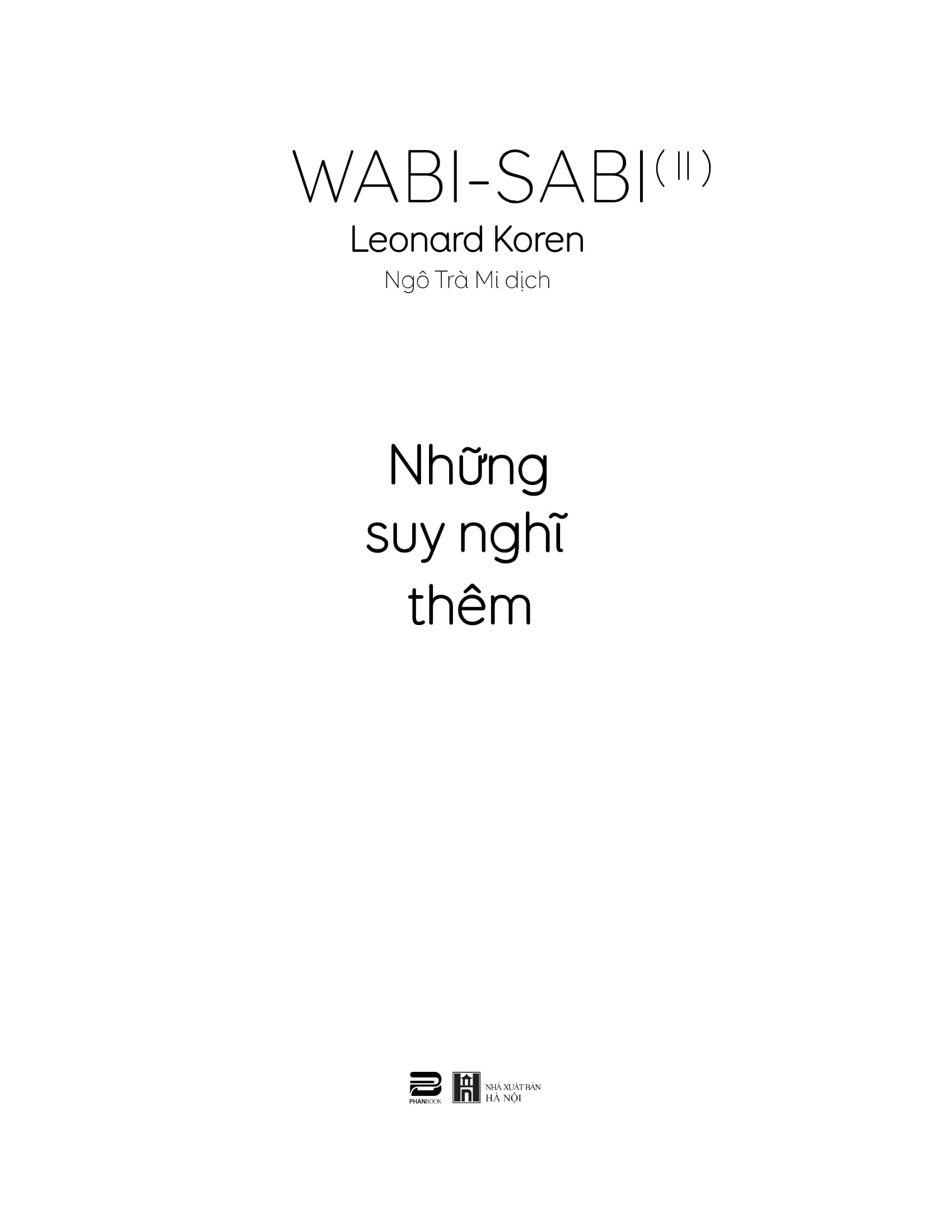 wabi-sabi - tập 2 - những suy nghĩ thêm - Ảnh 3