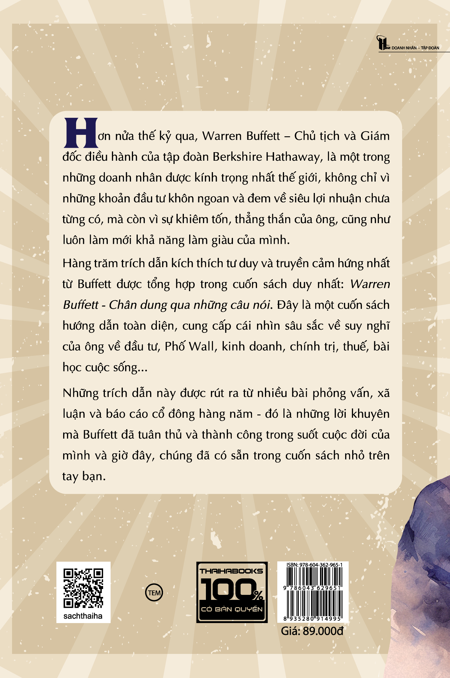 warren buffett - chân dung qua những câu nói - Ảnh 3