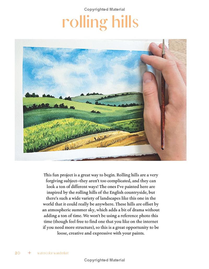 watercolor wanderlust - the ultimate guide to painting beautiful landscapes - Ảnh 9