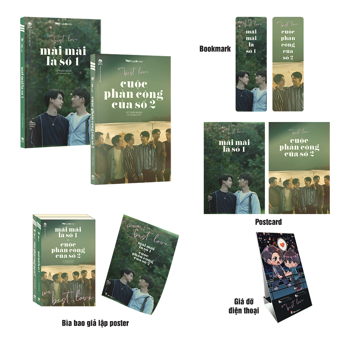 we best love - mãi mãi là số 1 & cuộc phản công của số 2 - bản đặc biệt - tặng kèm bookmark + postcard + bìa bao giả lập poster + giá đỡ điện thoại - Ảnh 3