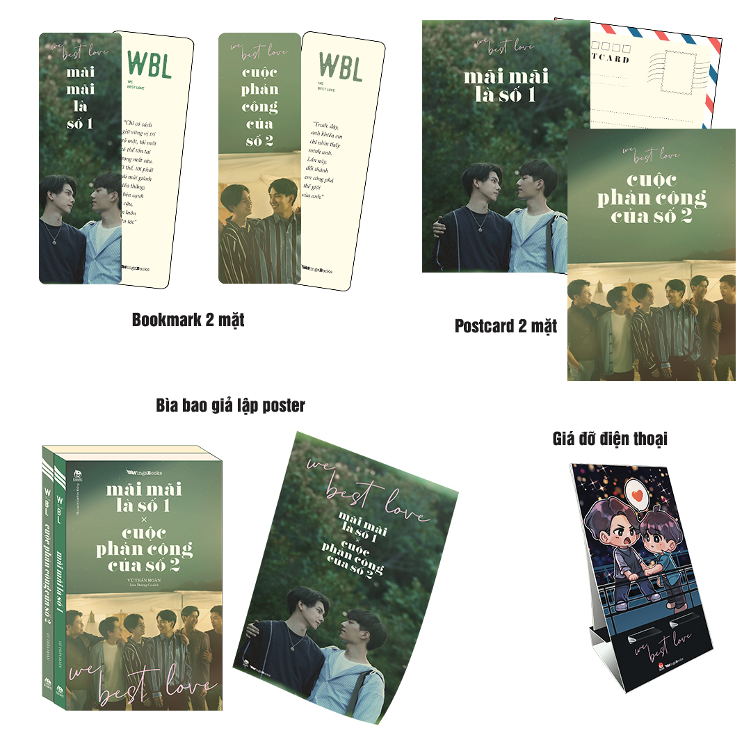 we best love - mãi mãi là số 1 & cuộc phản công của số 2 - bản đặc biệt - tặng kèm bookmark + postcard + bìa bao giả lập poster + giá đỡ điện thoại - Ảnh 4