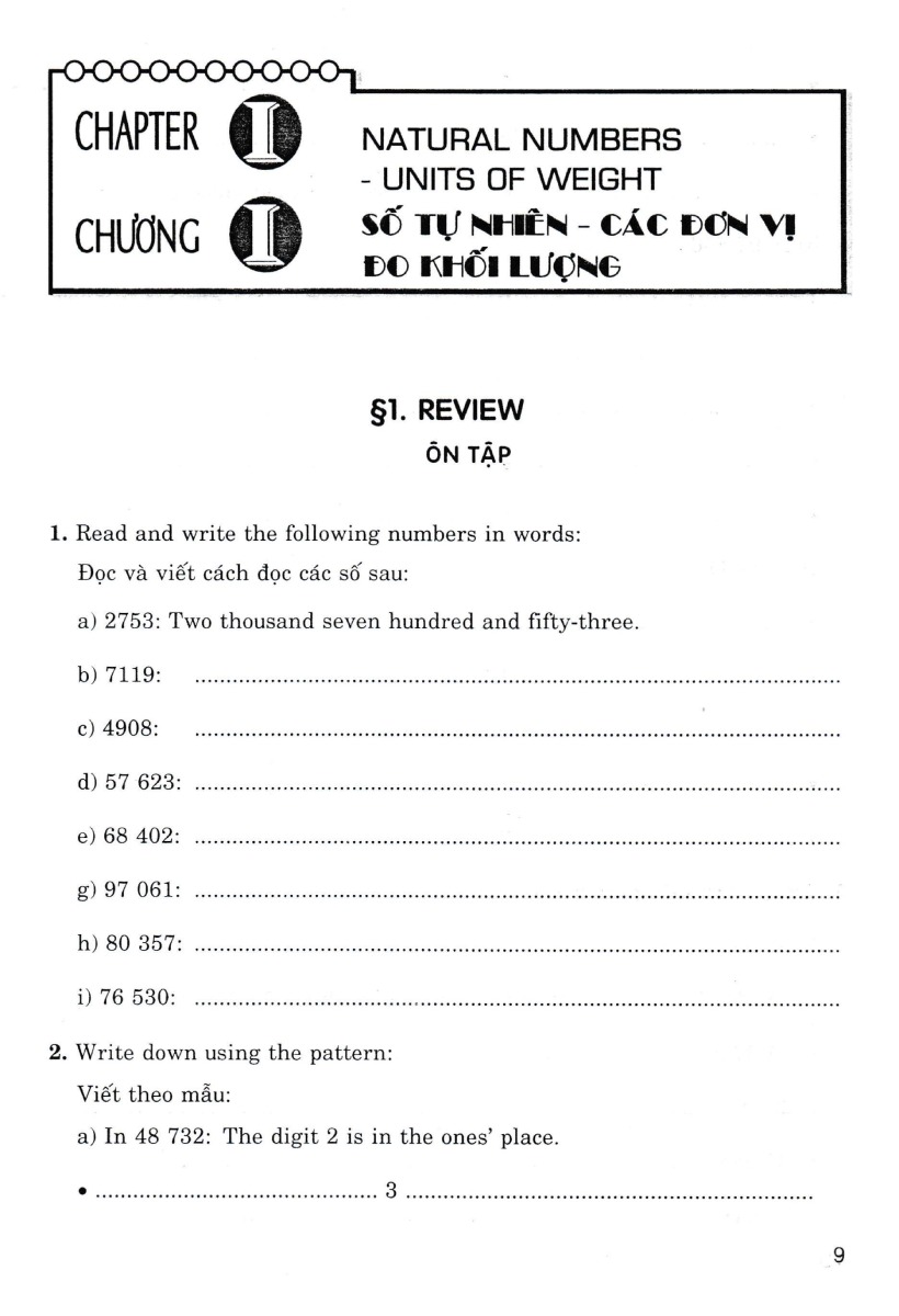 we learn maths in english - em học toán bằng tiếng anh 4 (dùng chung cho các bộ sgk hiện hành) - Ảnh 9