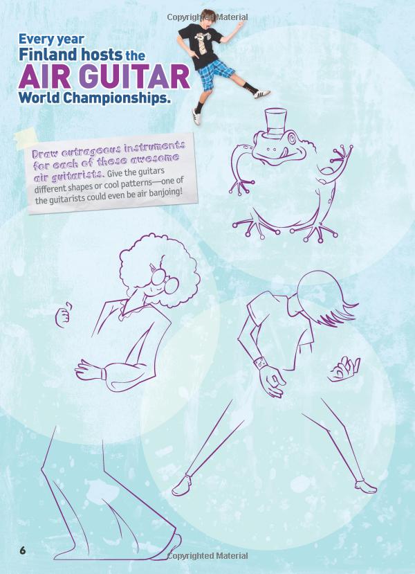 weird but true! cool and crazy sticker doodle book - Ảnh 11