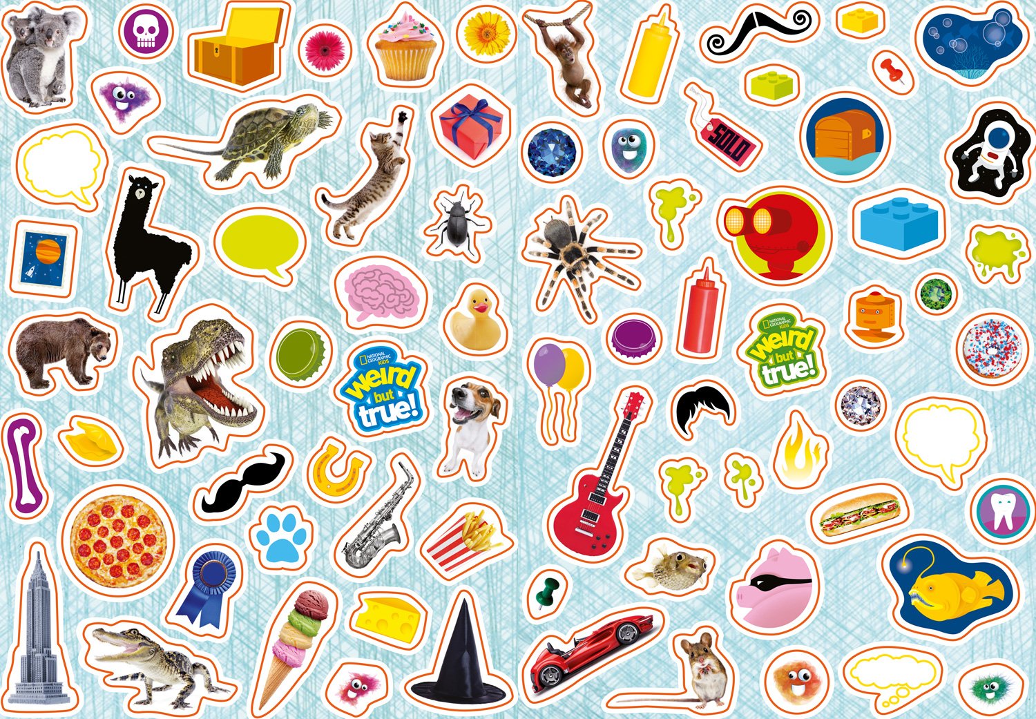 weird but true! sticker doodle book: outrageous facts, awesome activities, plus cool stickers for tons of wacky fun! - Ảnh 6