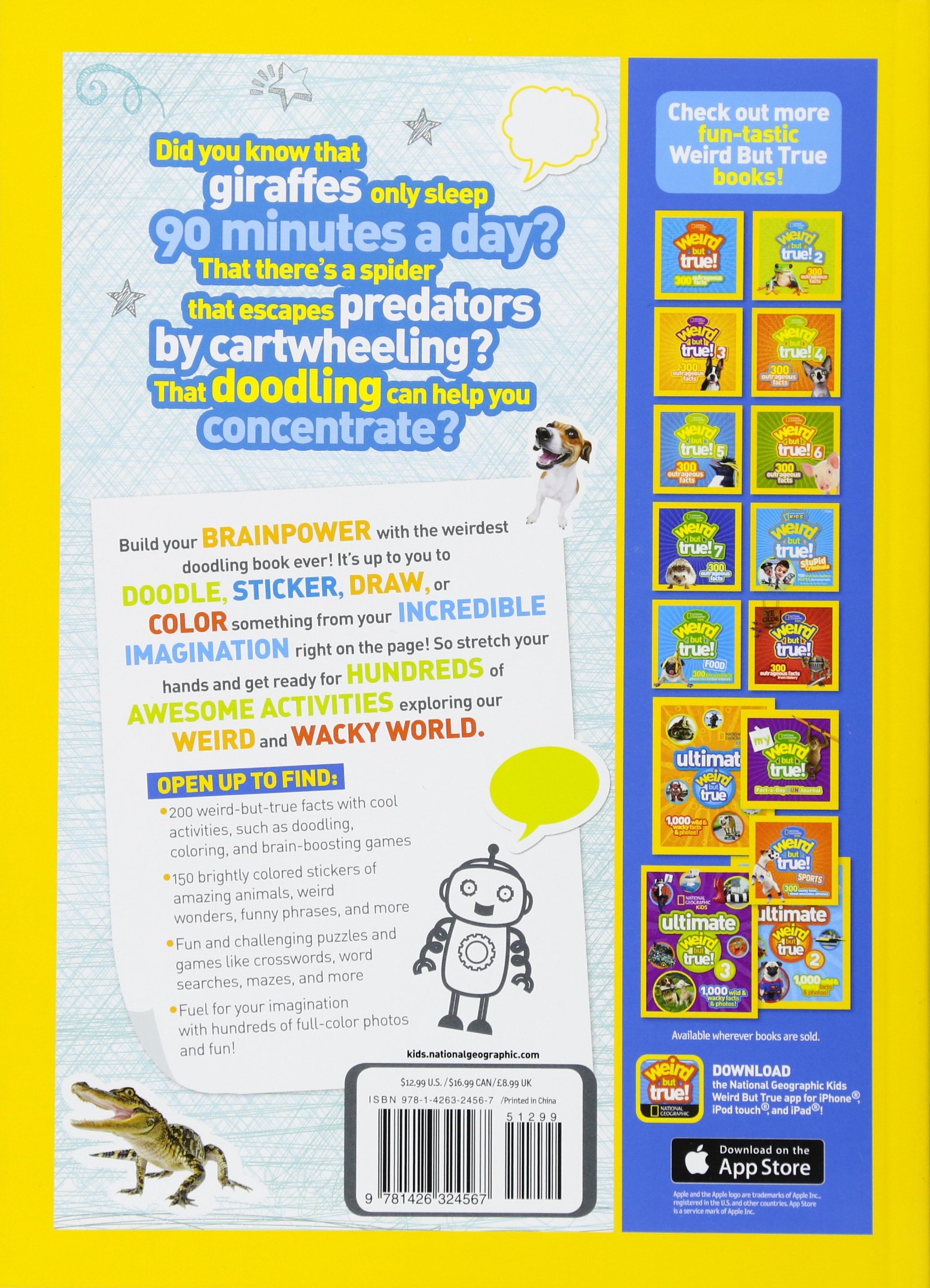 weird but true! sticker doodle book: outrageous facts, awesome activities, plus cool stickers for tons of wacky fun! - Ảnh 7