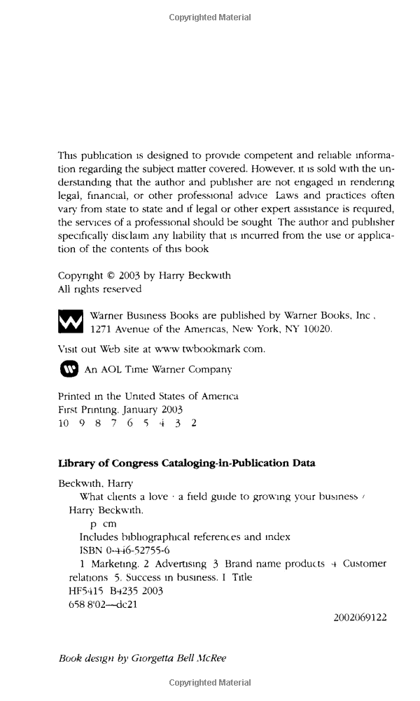 what clients love : a field guide to growning your business - Ảnh 3