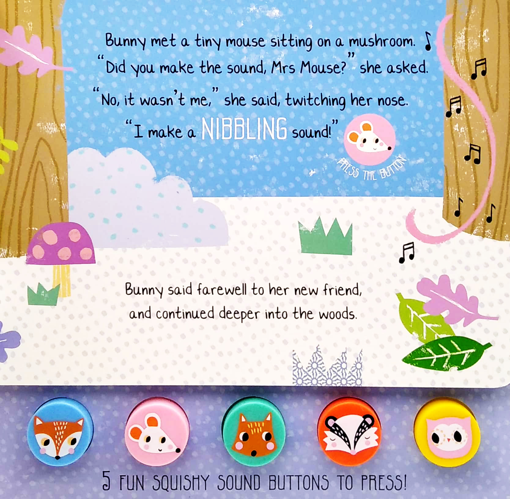 what did bunny hear? - press and play sound book - Ảnh 6