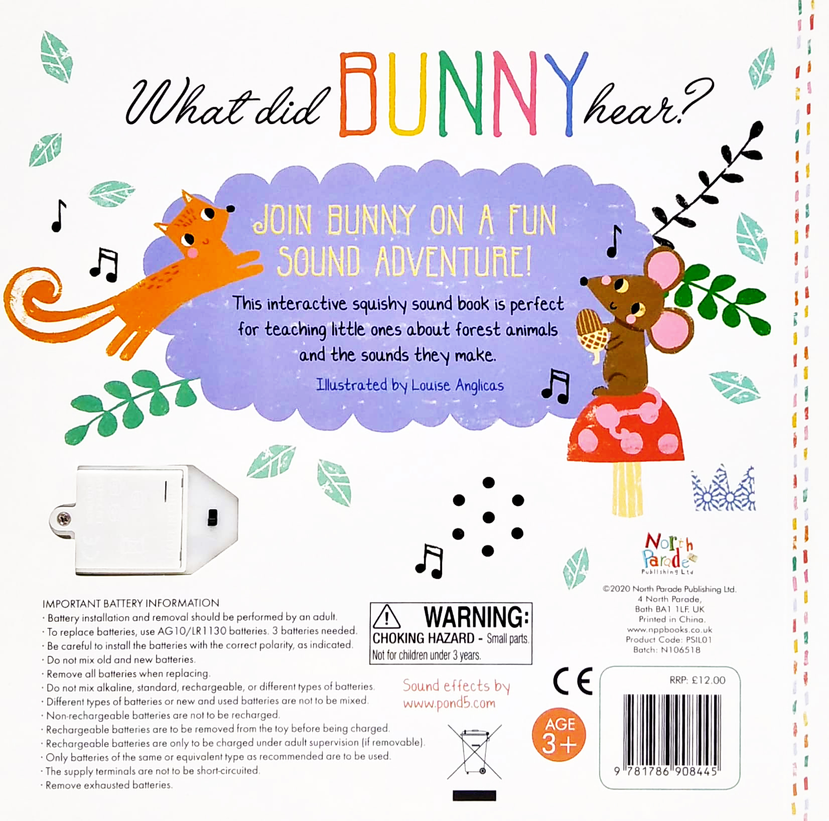 what did bunny hear? - press and play sound book - Ảnh 7