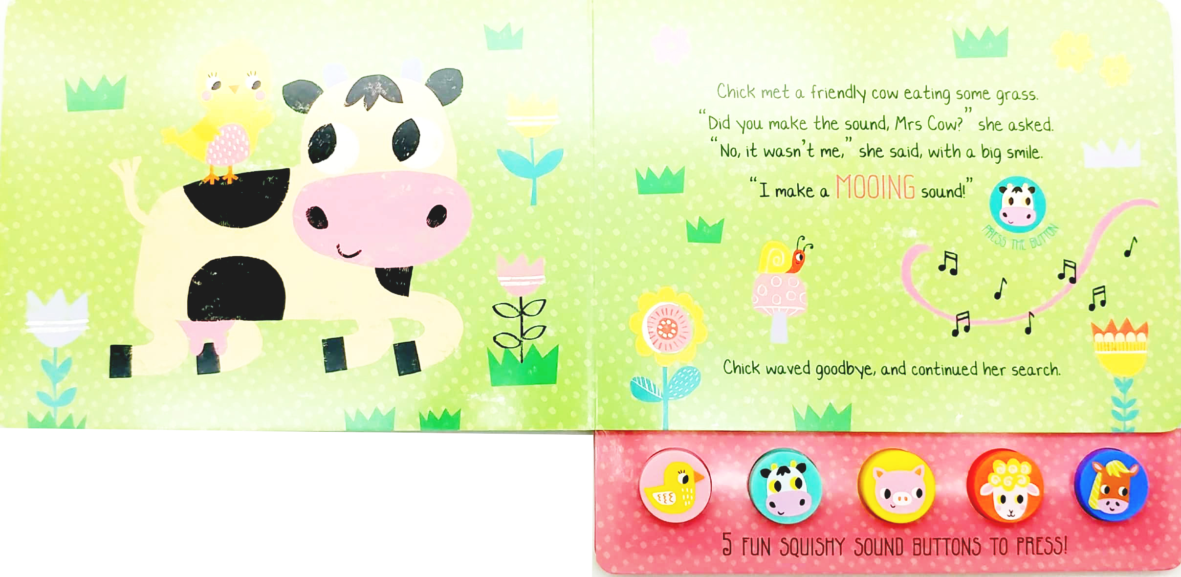 what did chick hear? - press and play sound book - Ảnh 4