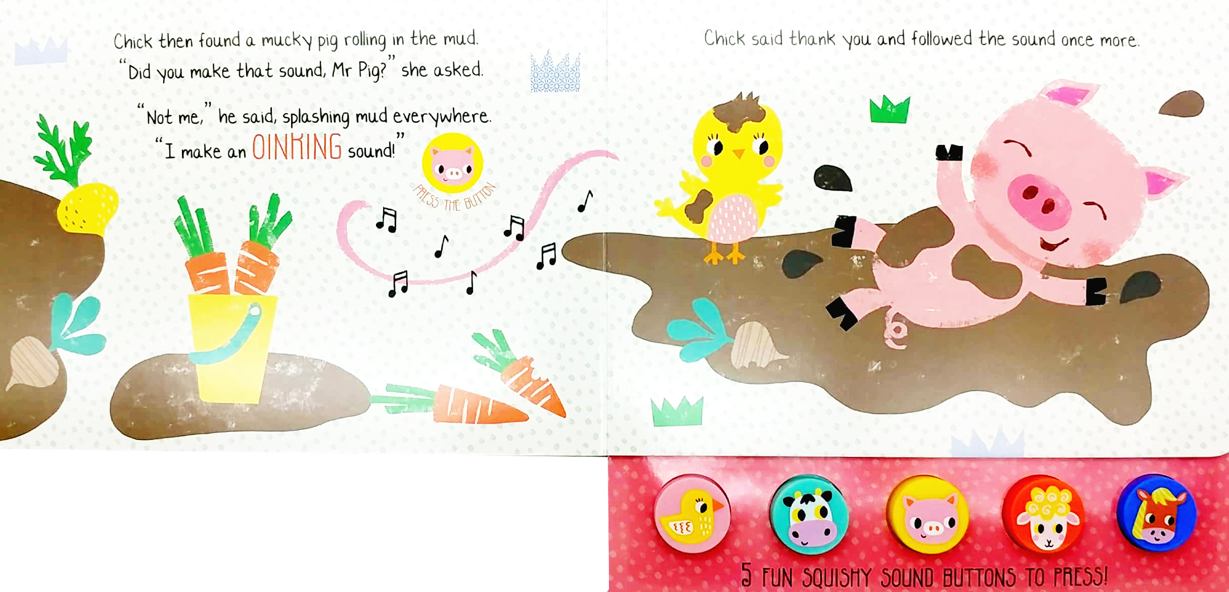 what did chick hear? - press and play sound book - Ảnh 5