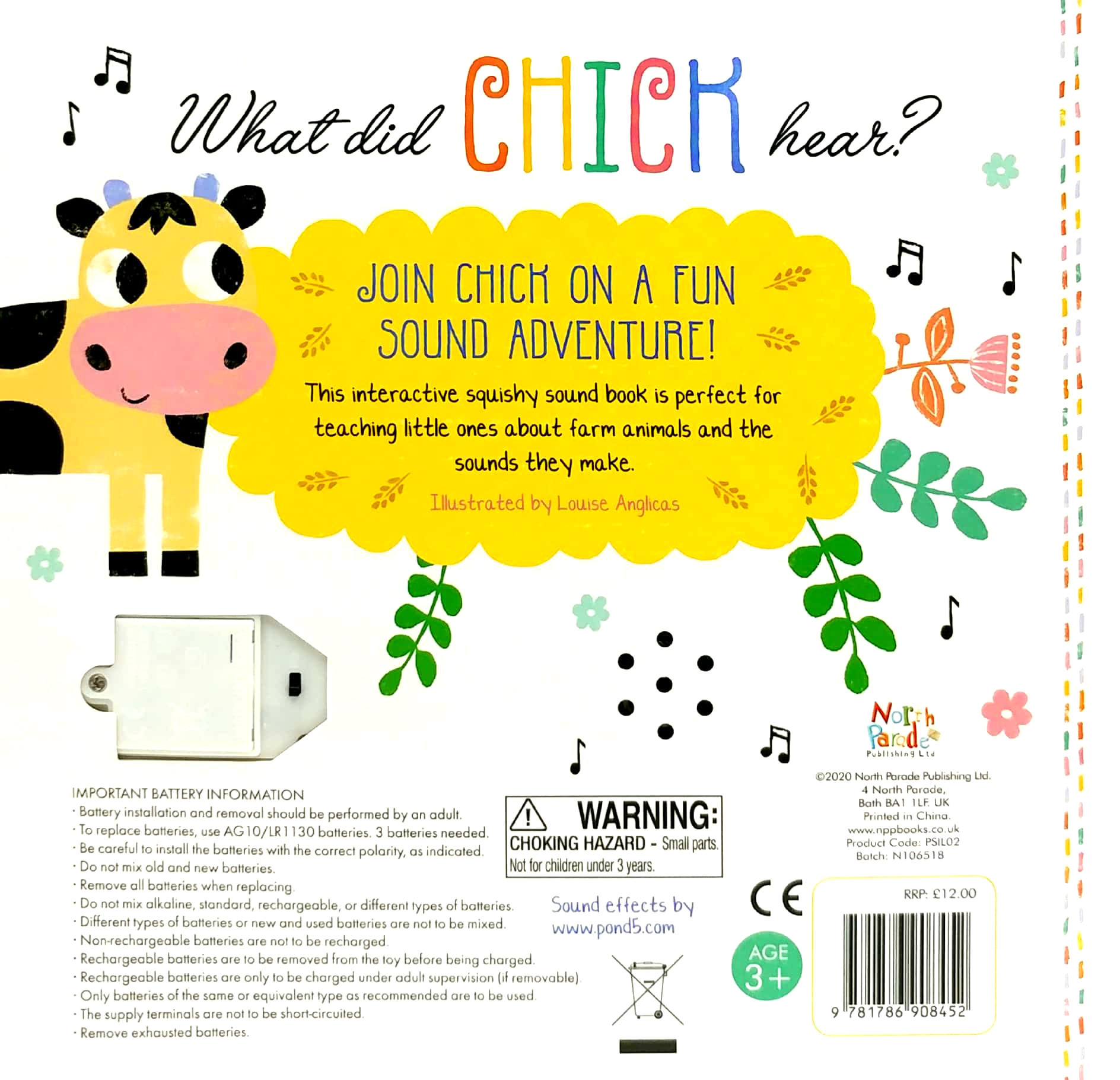 what did chick hear? - press and play sound book - Ảnh 6