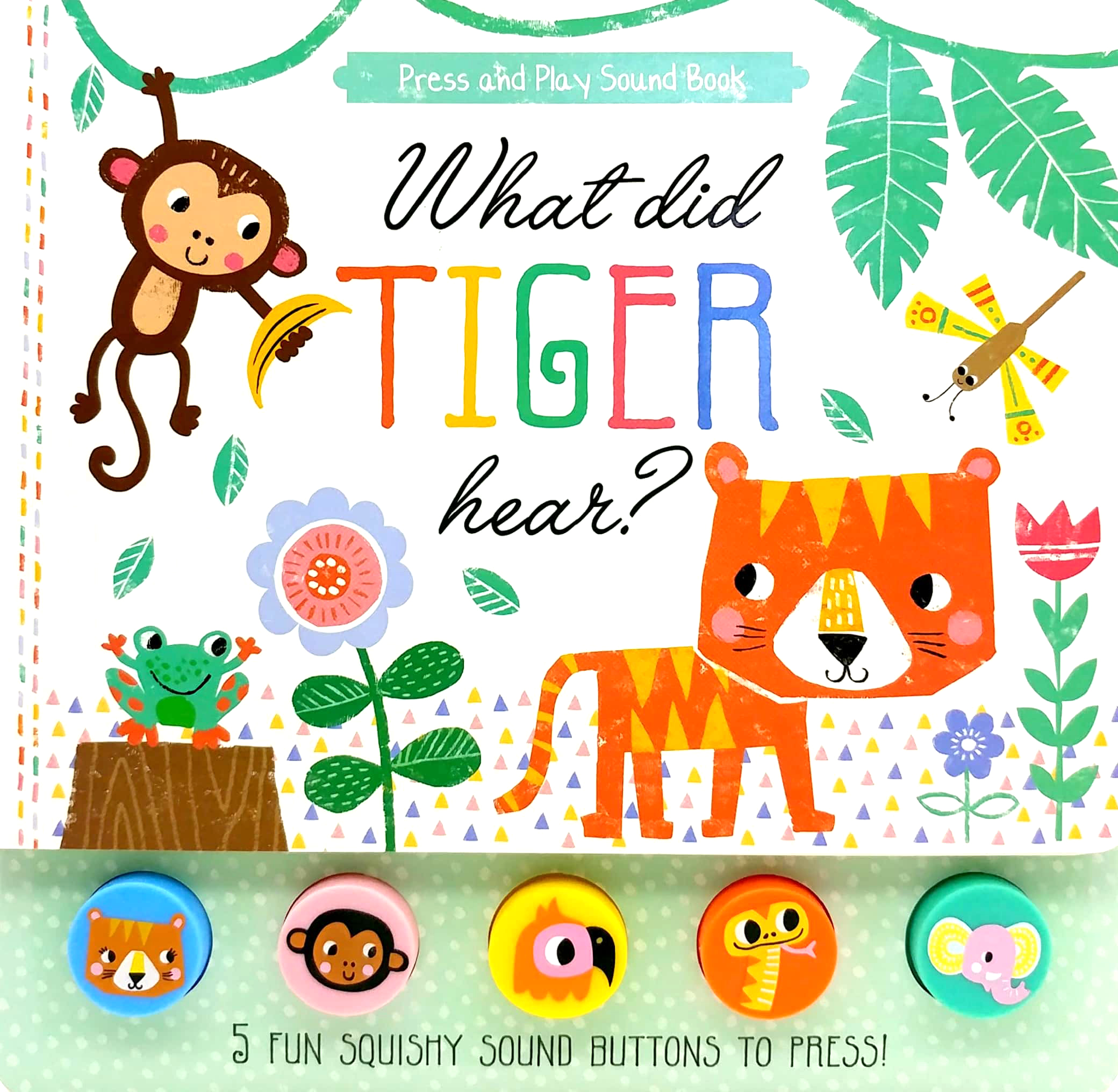 what did tiger hear? - press and play sound book - Ảnh 2