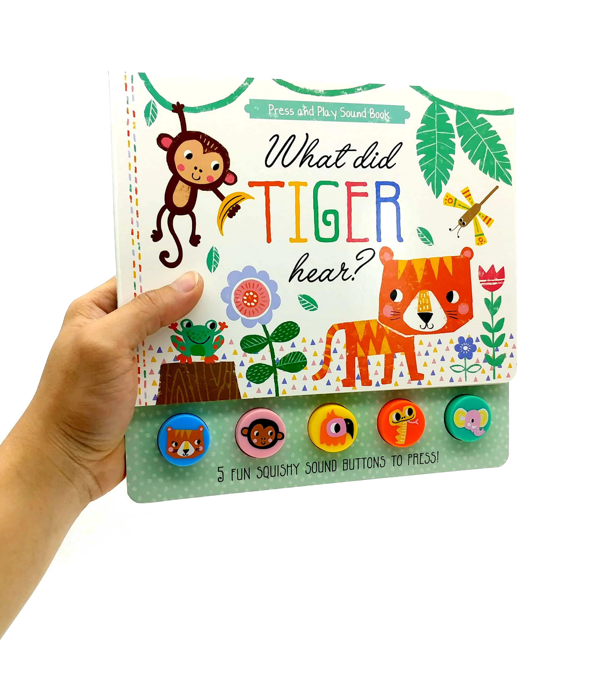 what did tiger hear? - press and play sound book - Ảnh 7