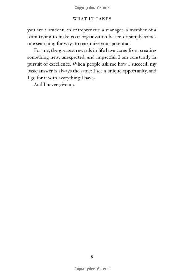 what it takes: lessons in the pursuit of excellence - Ảnh 9