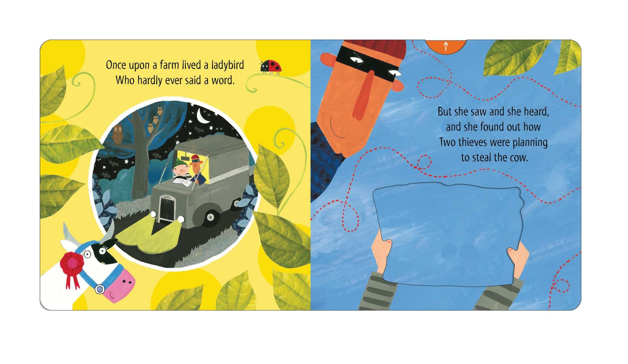 what the ladybird heard: a push, pull and slide book - Ảnh 4