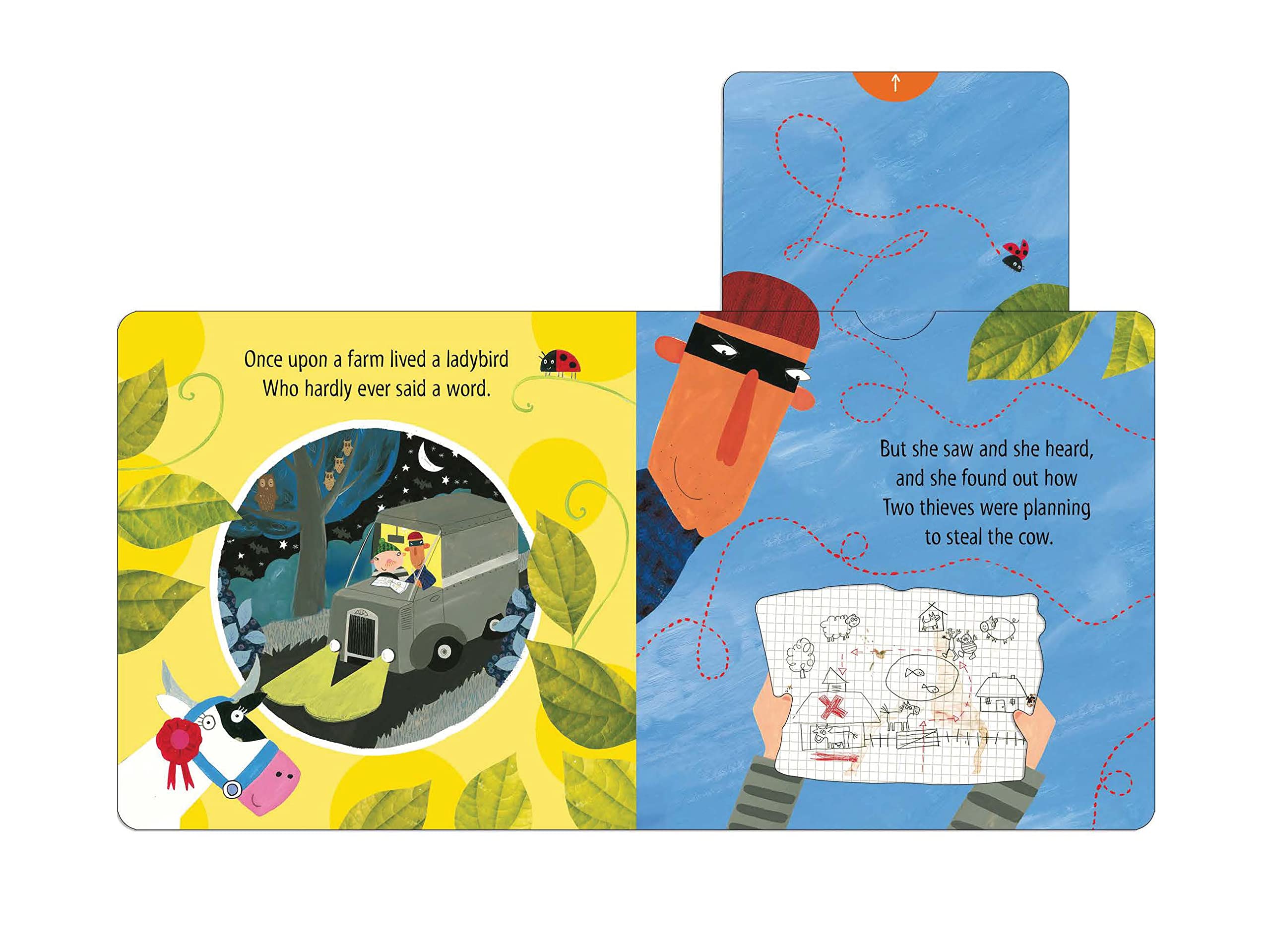 what the ladybird heard: a push, pull and slide book - Ảnh 5