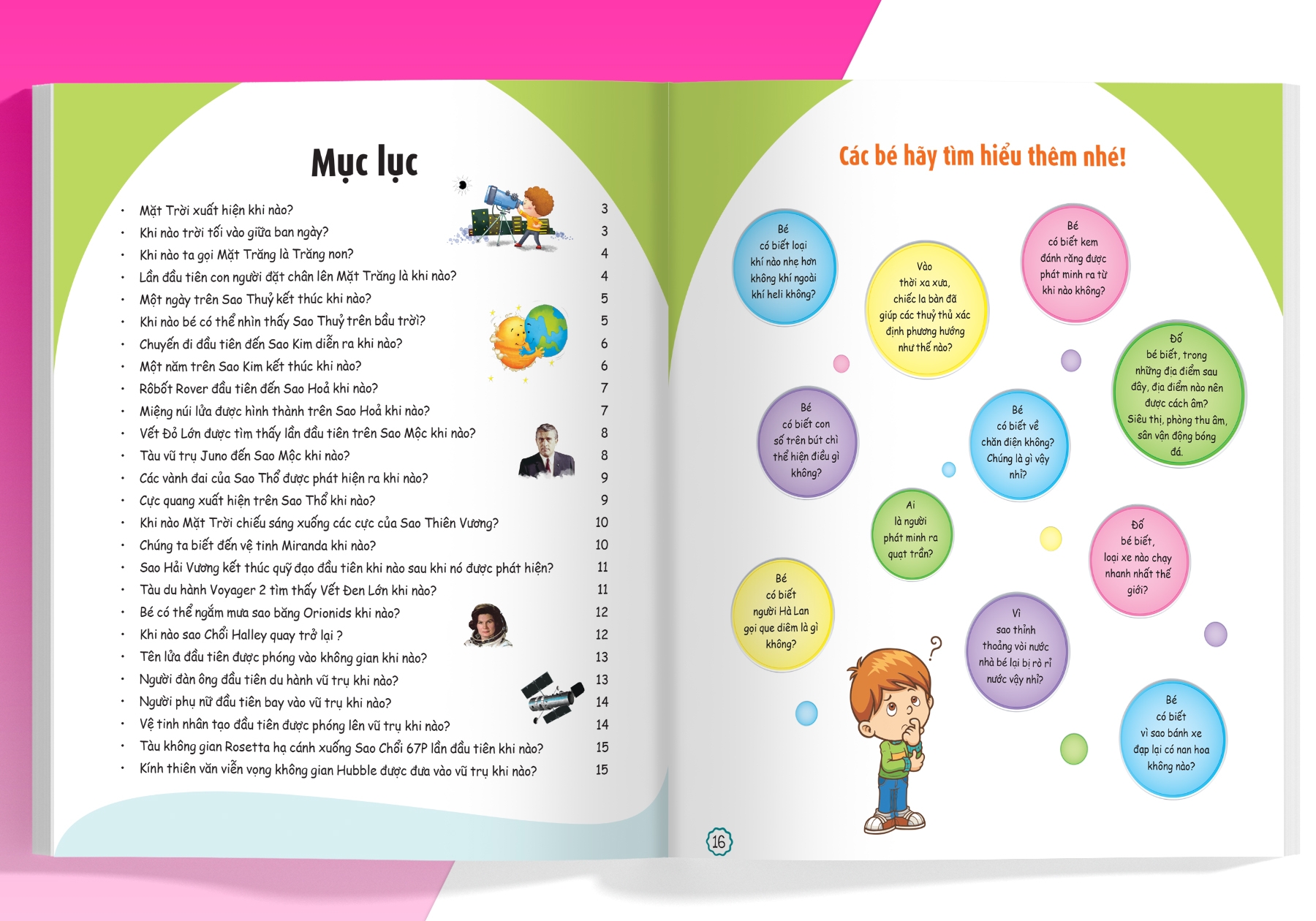 what why when how? - 10 vạn câu hỏi cho siêu nhí - when: khi nào? - Ảnh 6