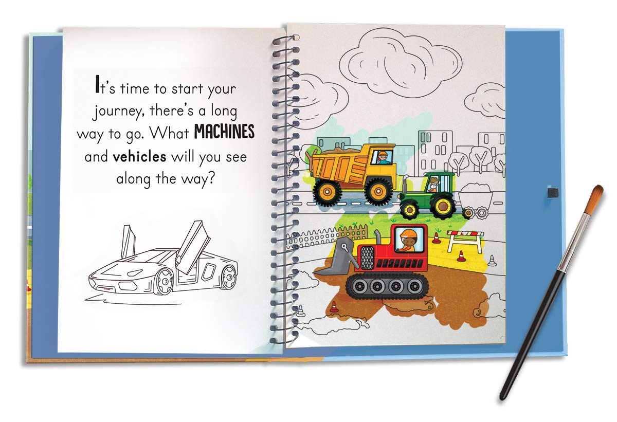 wheels and steel - machines (magic water colouring) - Ảnh 5