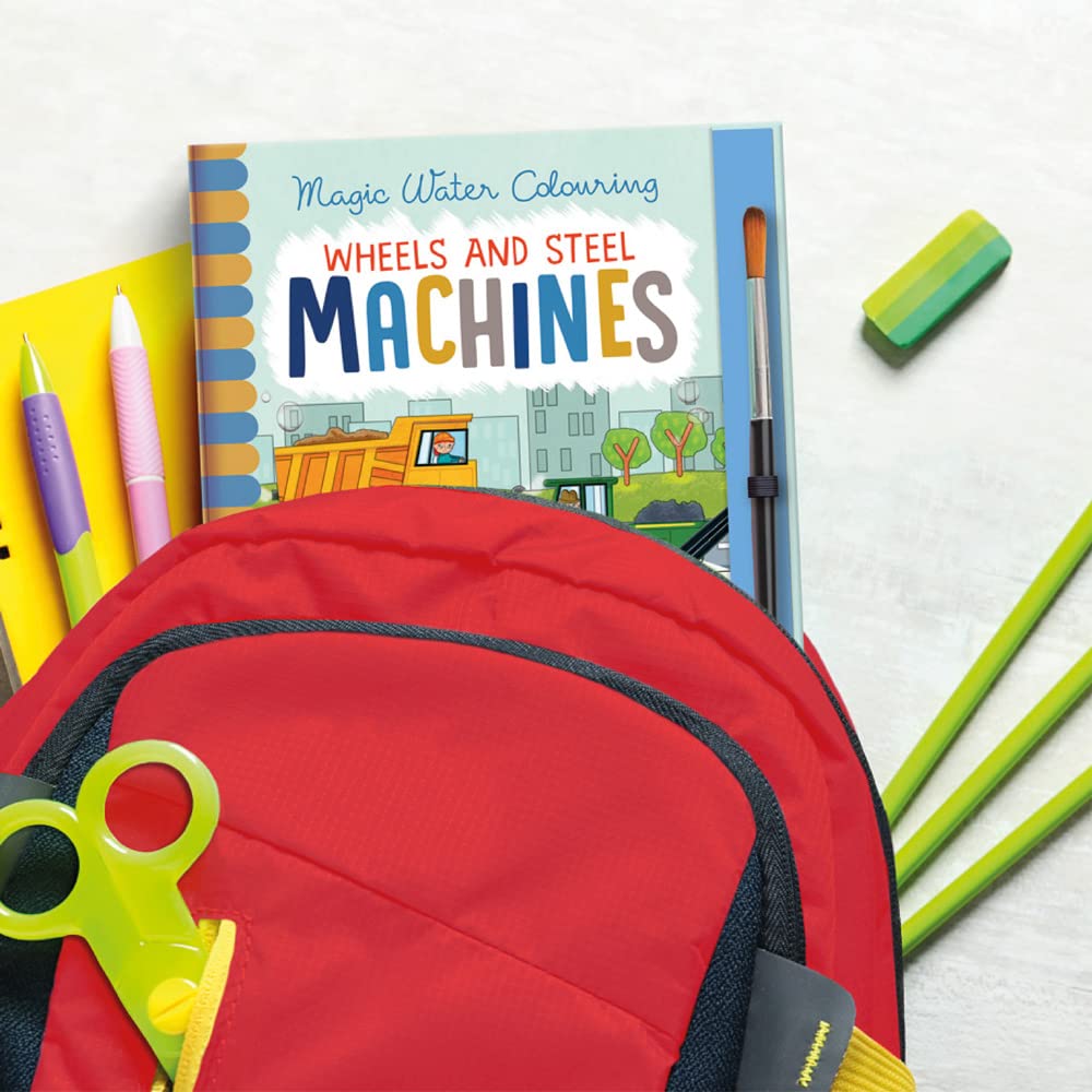 wheels and steel - machines (magic water colouring) - Ảnh 6