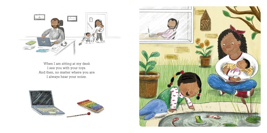 when daddy works from home - Ảnh 4