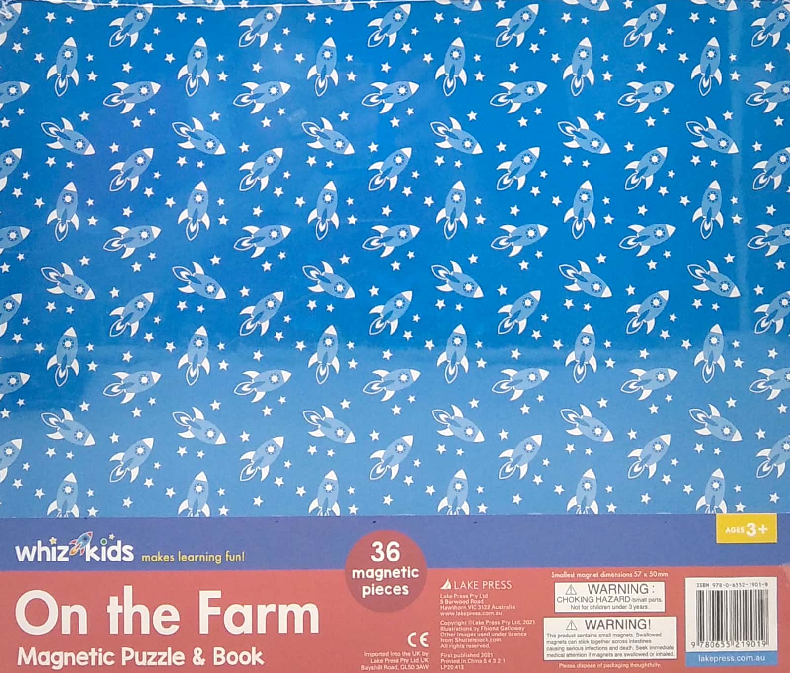 whiz kids magnetic puzzle and book - on the farm - Ảnh 4