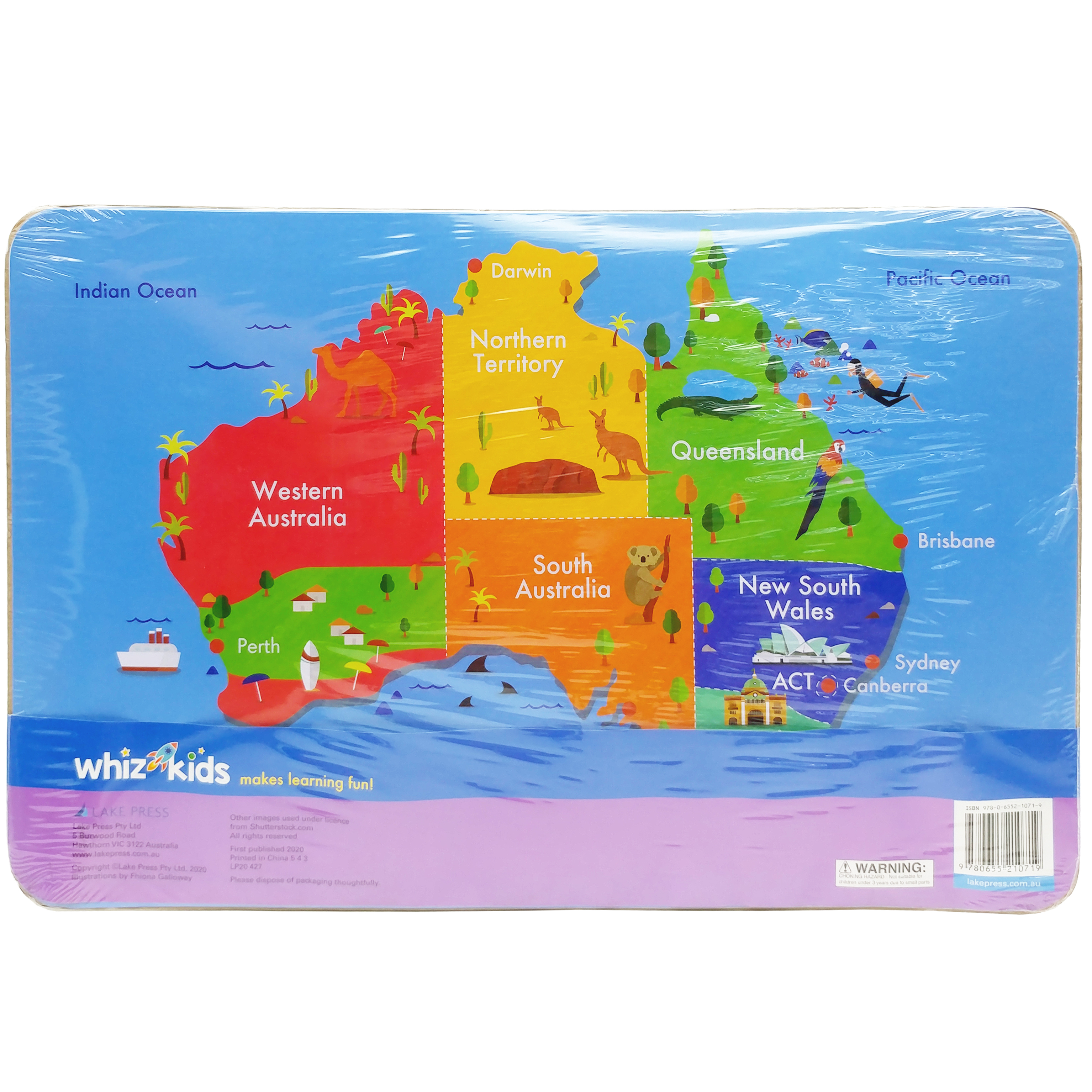 whiz kids placemat pack: times table & australia map - Ảnh 3