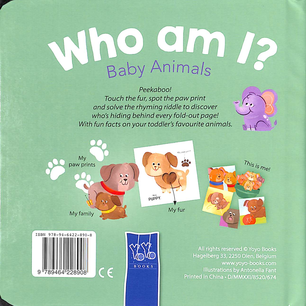who am i? touch & feel flap book: baby animals - Ảnh 8