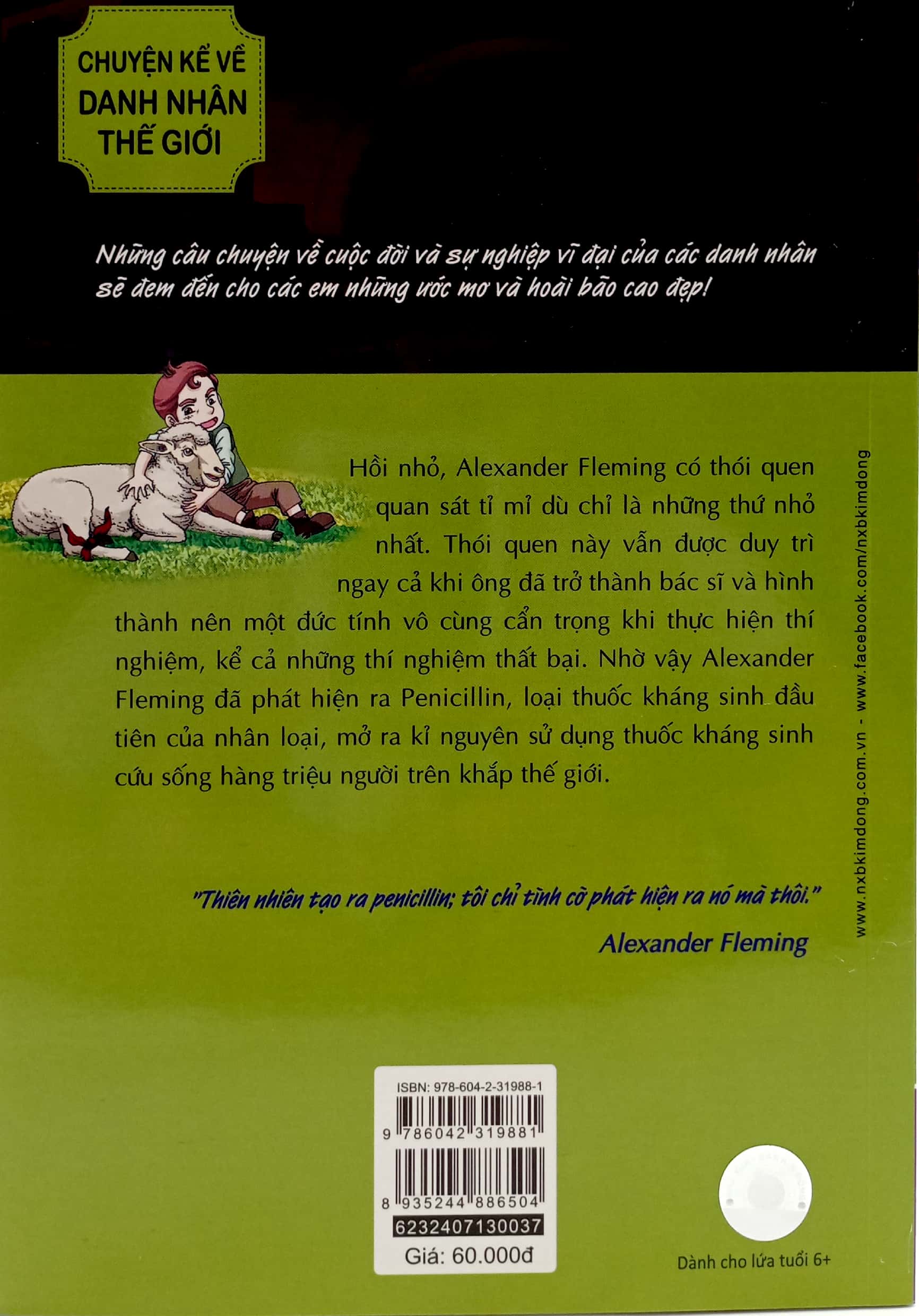 who? chuyện kể về danh nhân thế giới - alexander fleming (tái bản 2023) - Ảnh 6