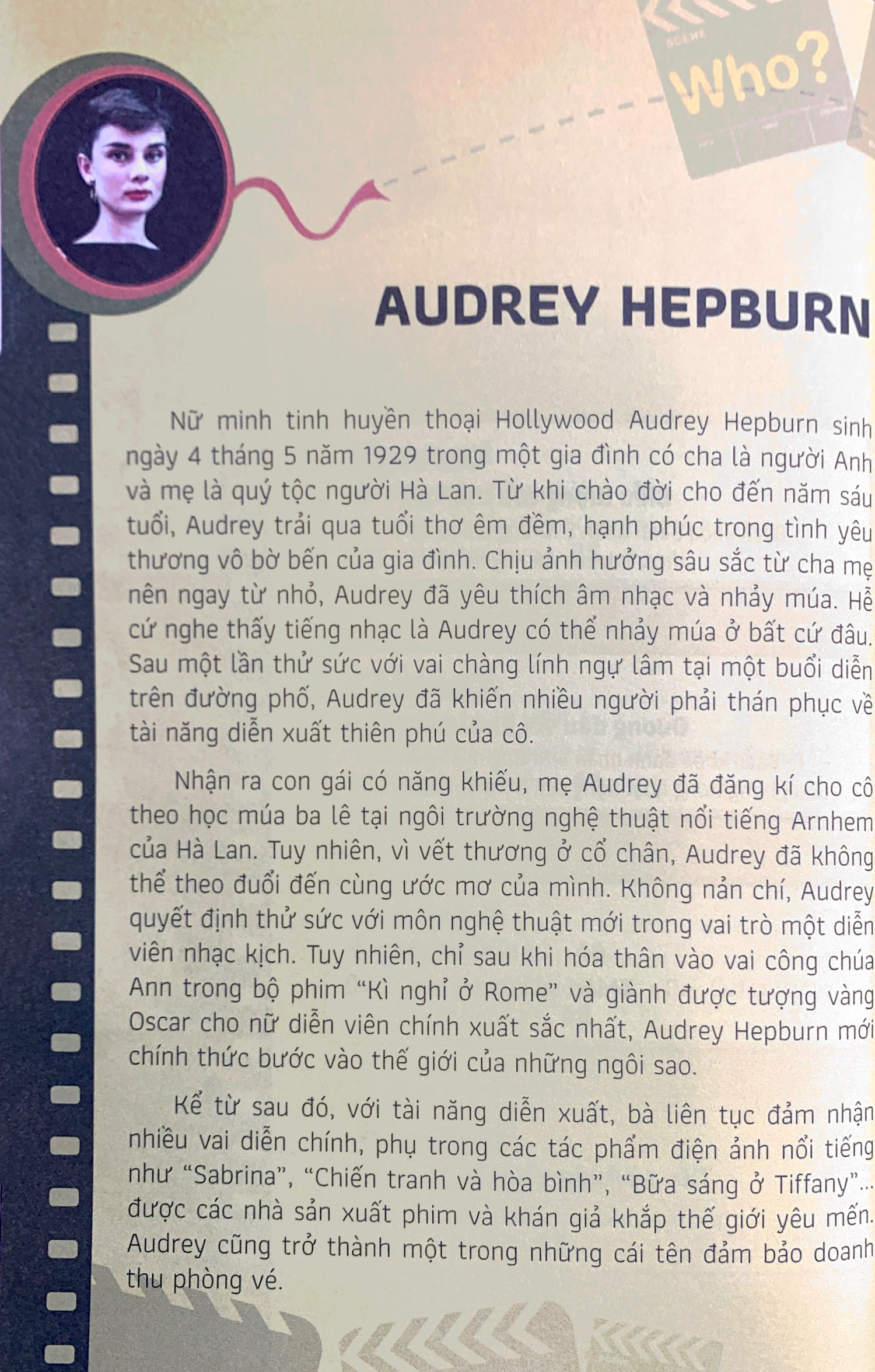 who? chuyện kể về danh nhân thế giới - audrey hepburn (tái bản 2023) - Ảnh 5